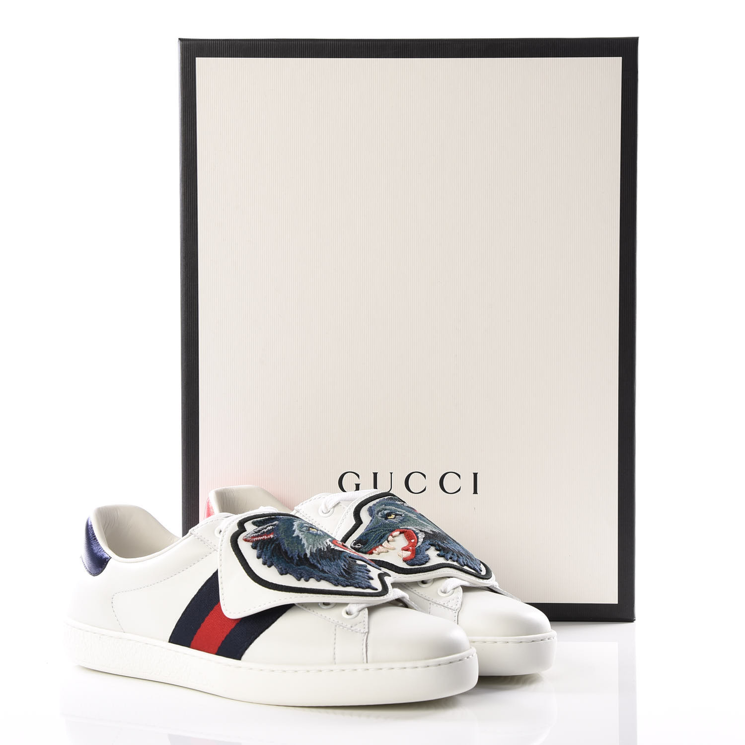 gucci ace wolf sneakers