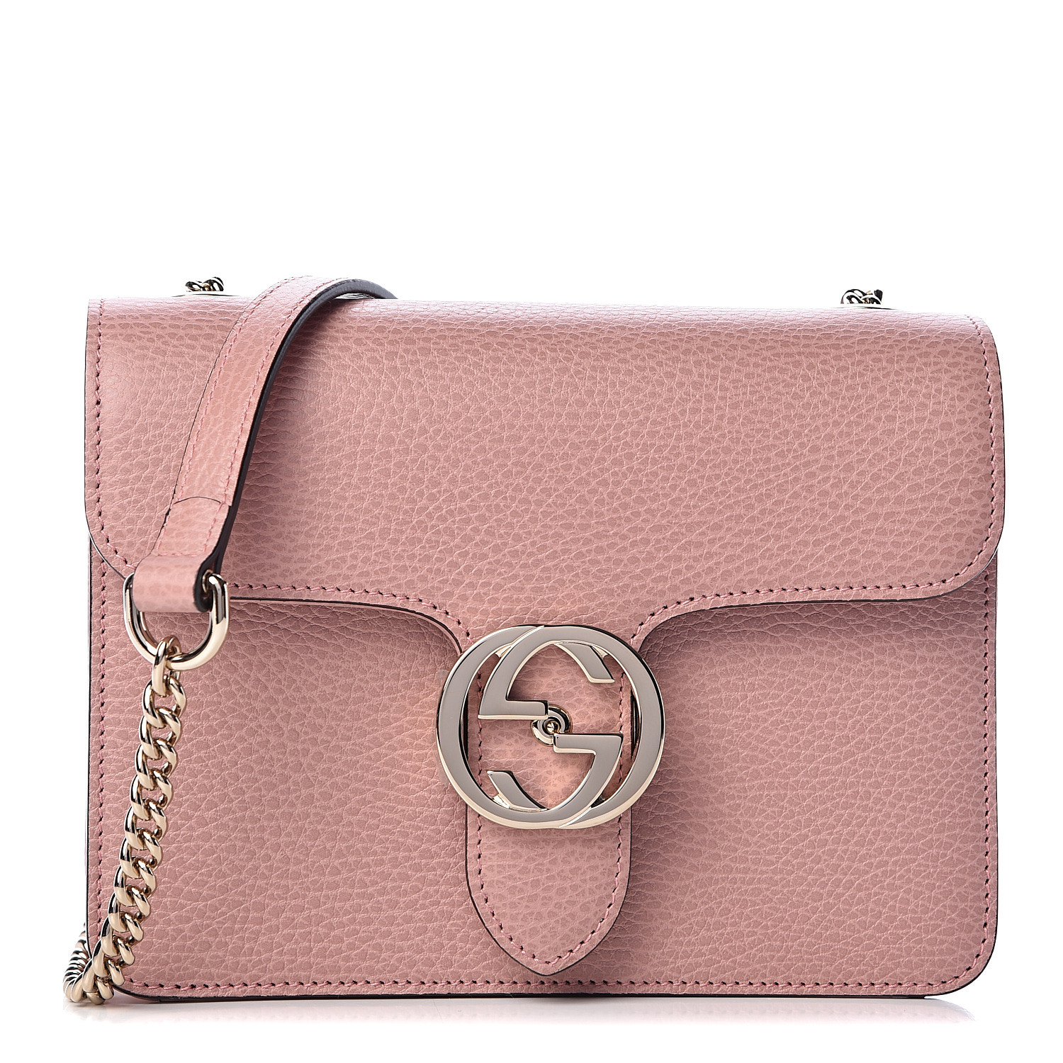 gucci dollar calfskin interlocking g shoulder bag