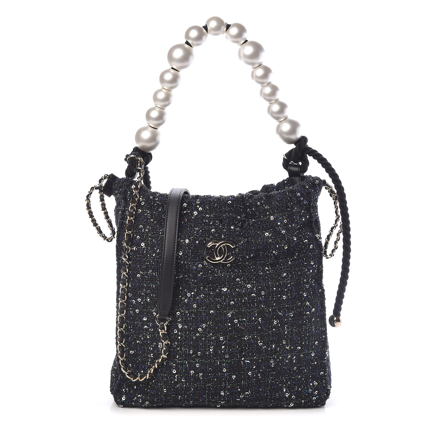 navy sparkly bag