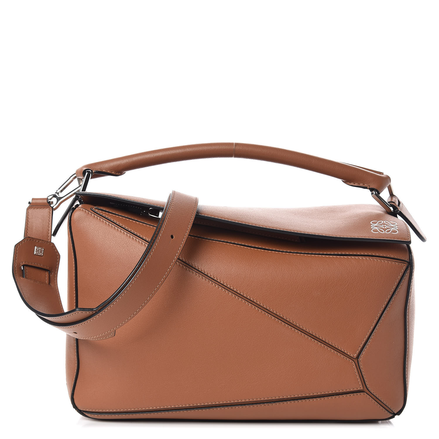 loewe puzzle bag medium tan