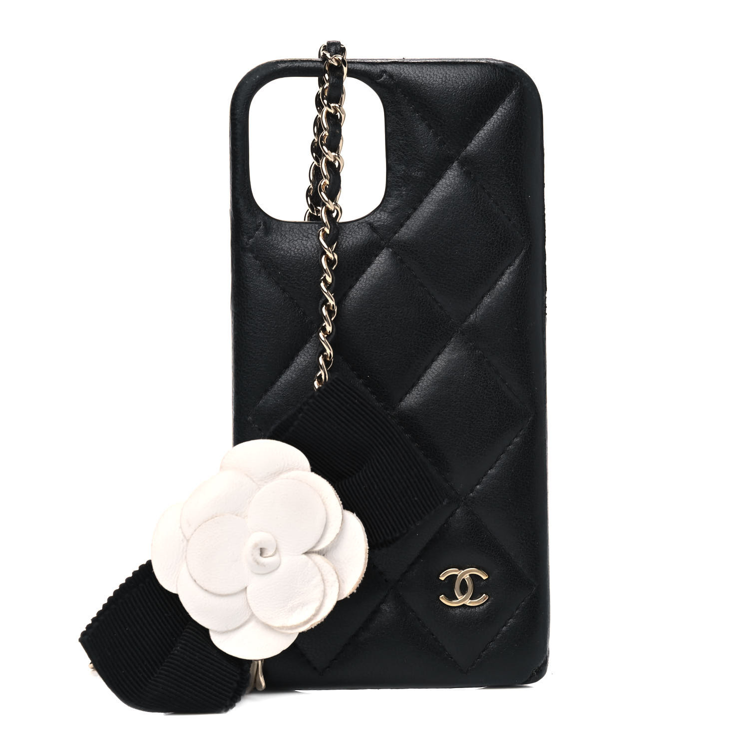 chanel iphone wallet