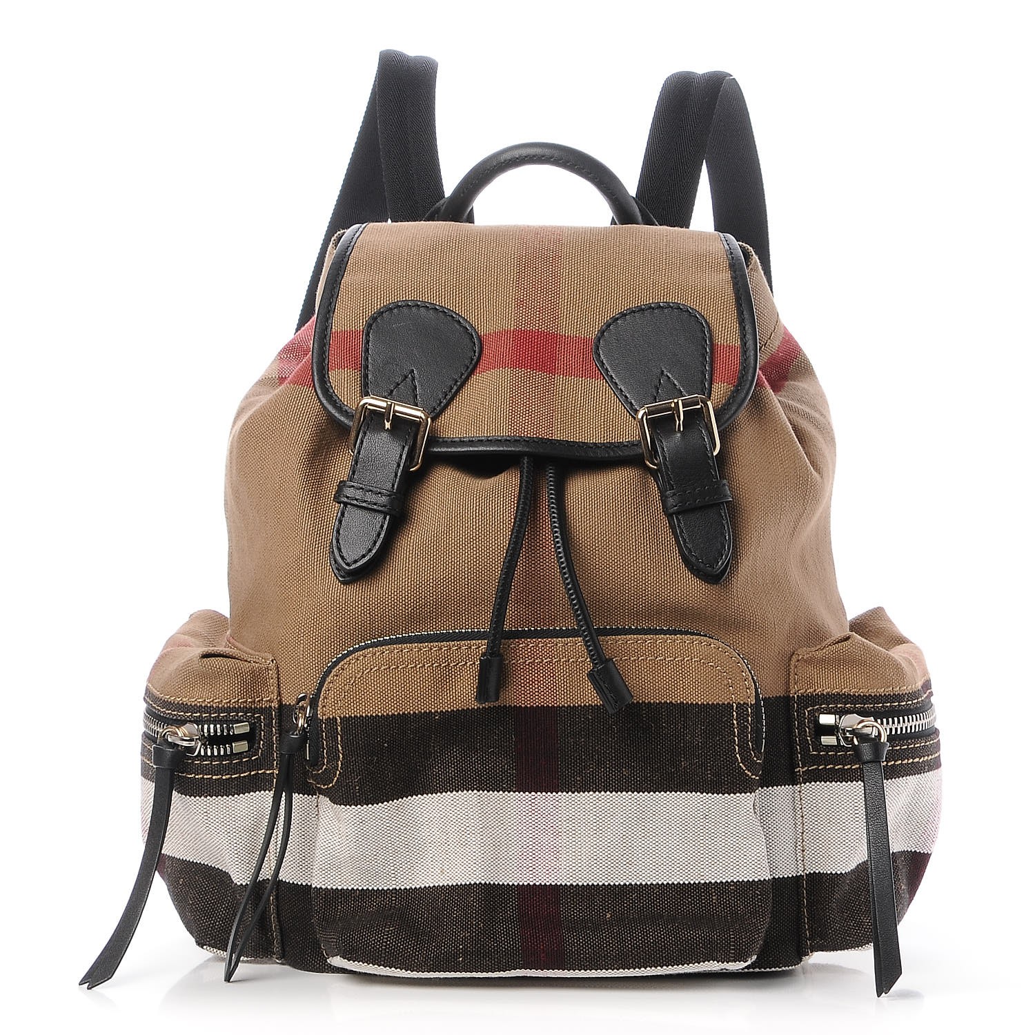 burberry canvas check backpack