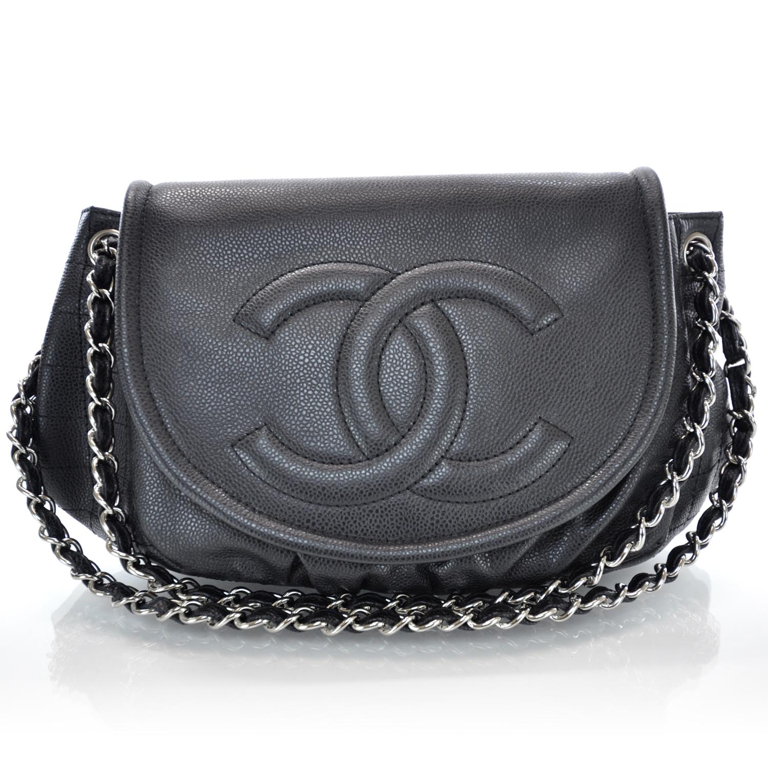 chanel half moon vintage bag