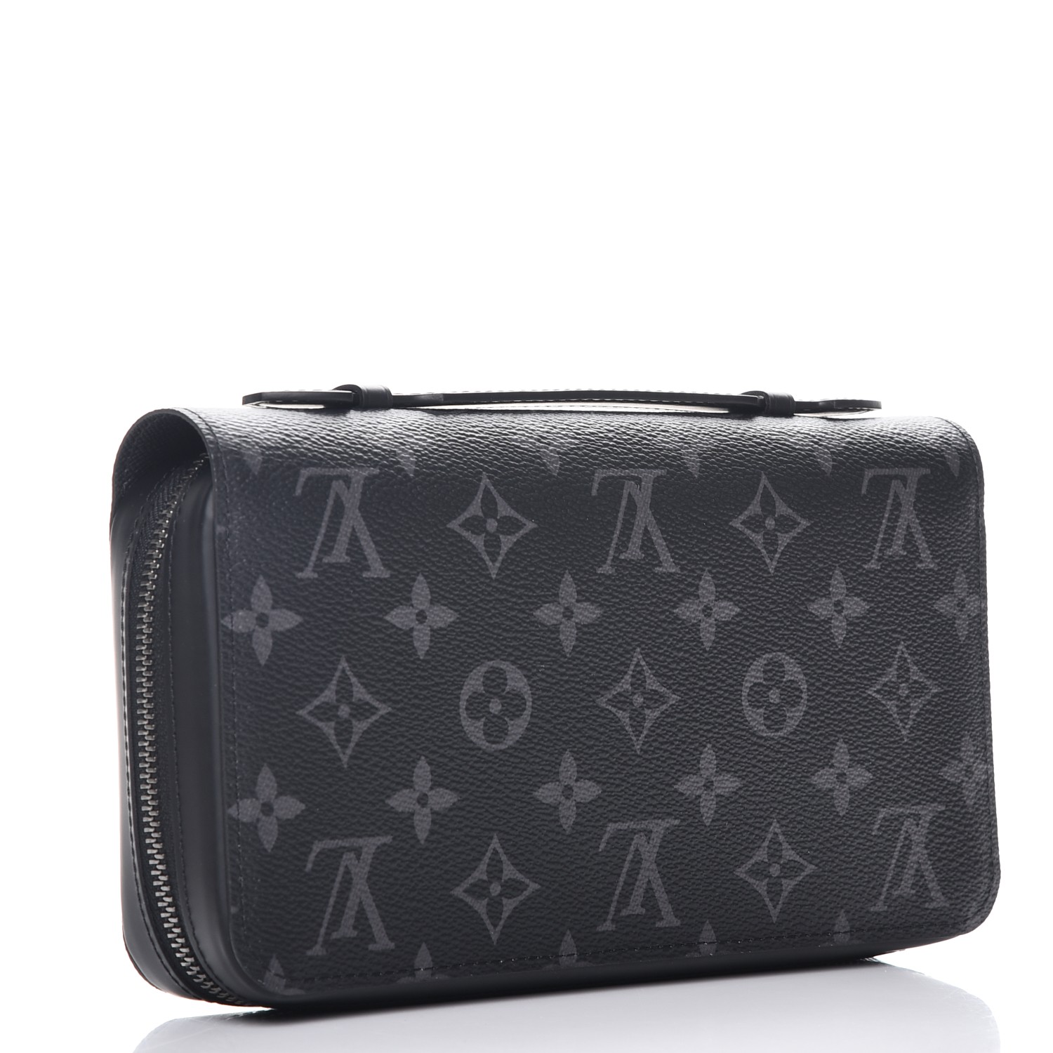 Louis Vuitton - Authenticated Pochette Apollo Monogram Vivienne Eclipse Bag - Leather Black Plain for Men, Very Good Condition