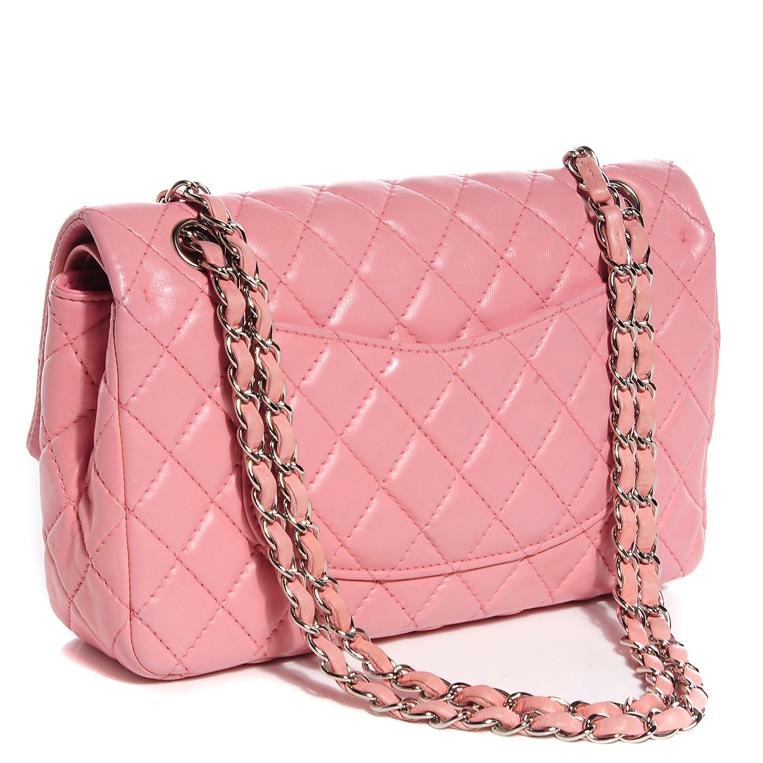 chanel pink lambskin