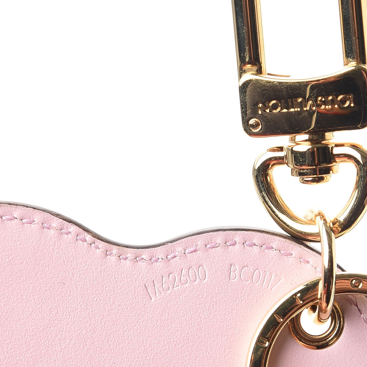 LOUIS VUITTON Vernis Degrade Love Lock Heart Key Holder Bag Charm Pink  White, FASHIONPHILE