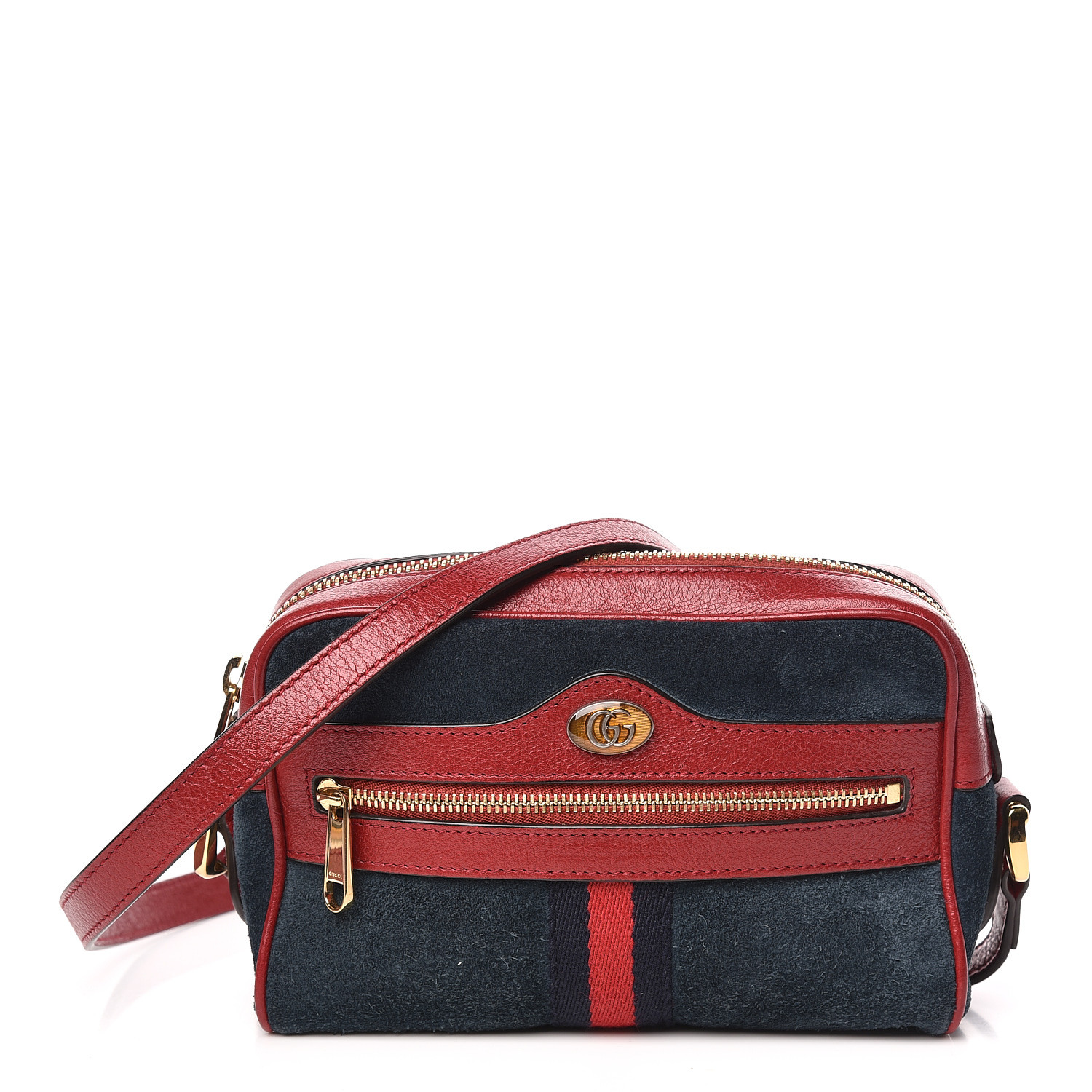 red and blue bag