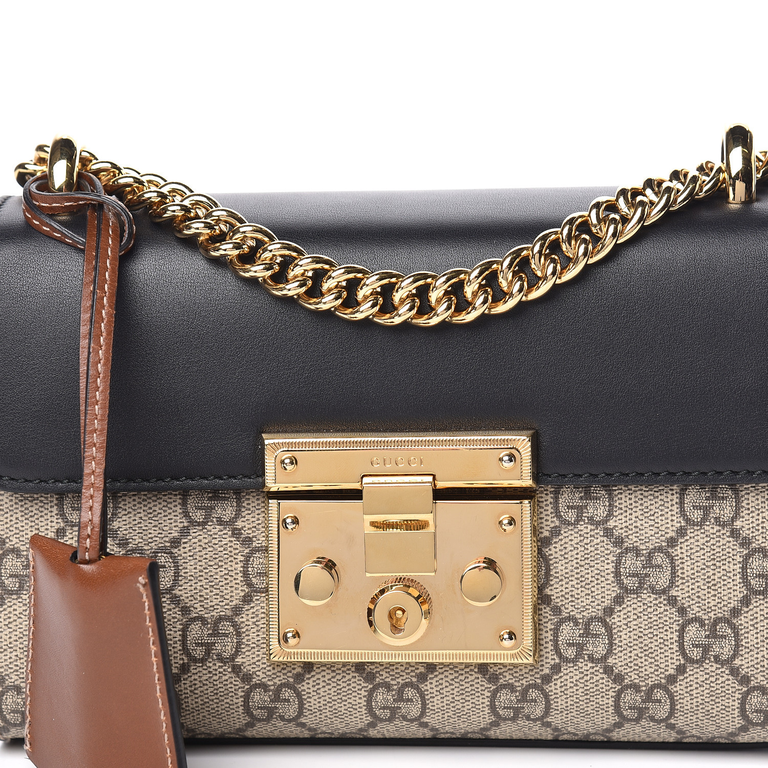 gucci small padlock gg supreme shoulder bag