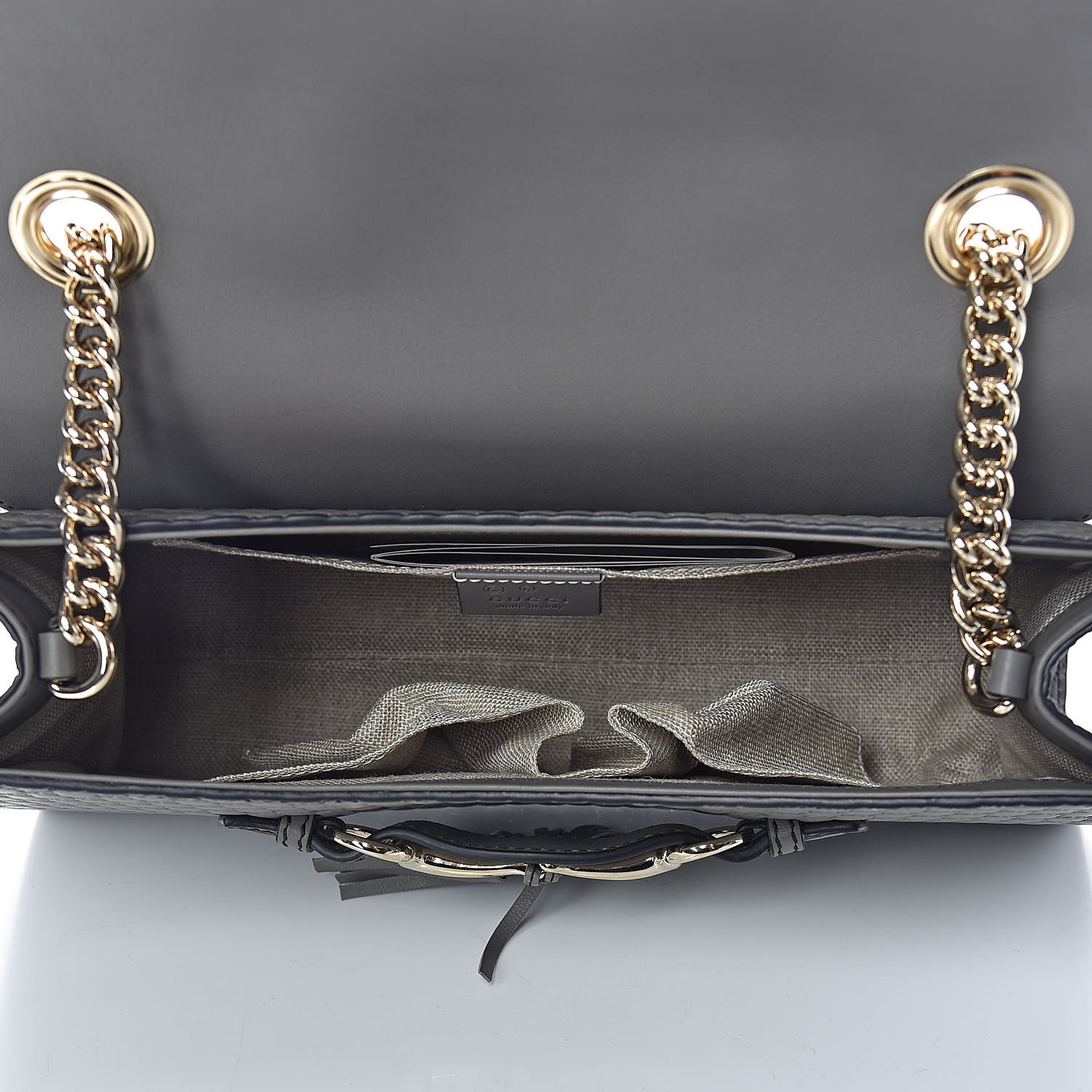 gucci microguccissima medium emily chain shoulder bag