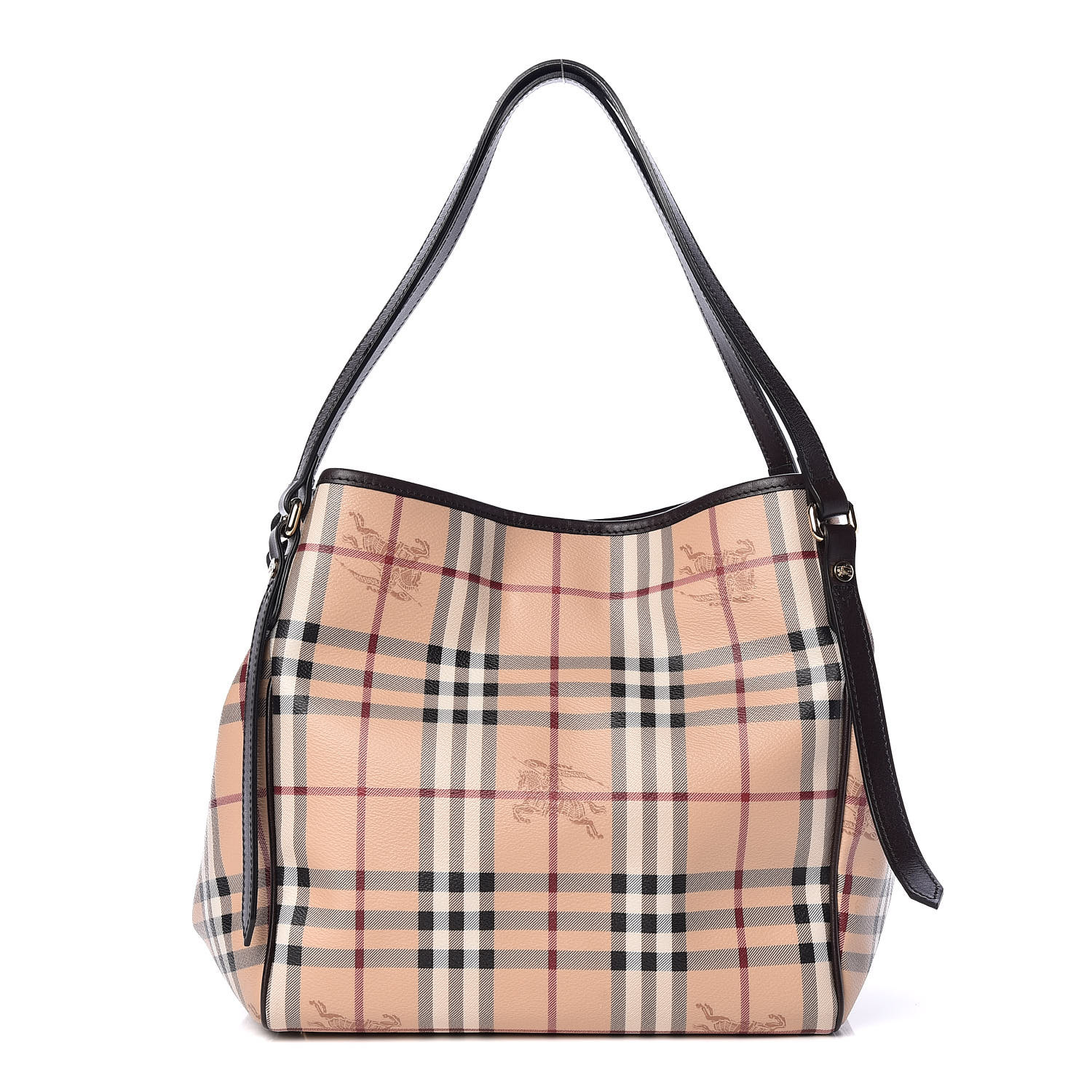 burberry small haymarket check tote bag