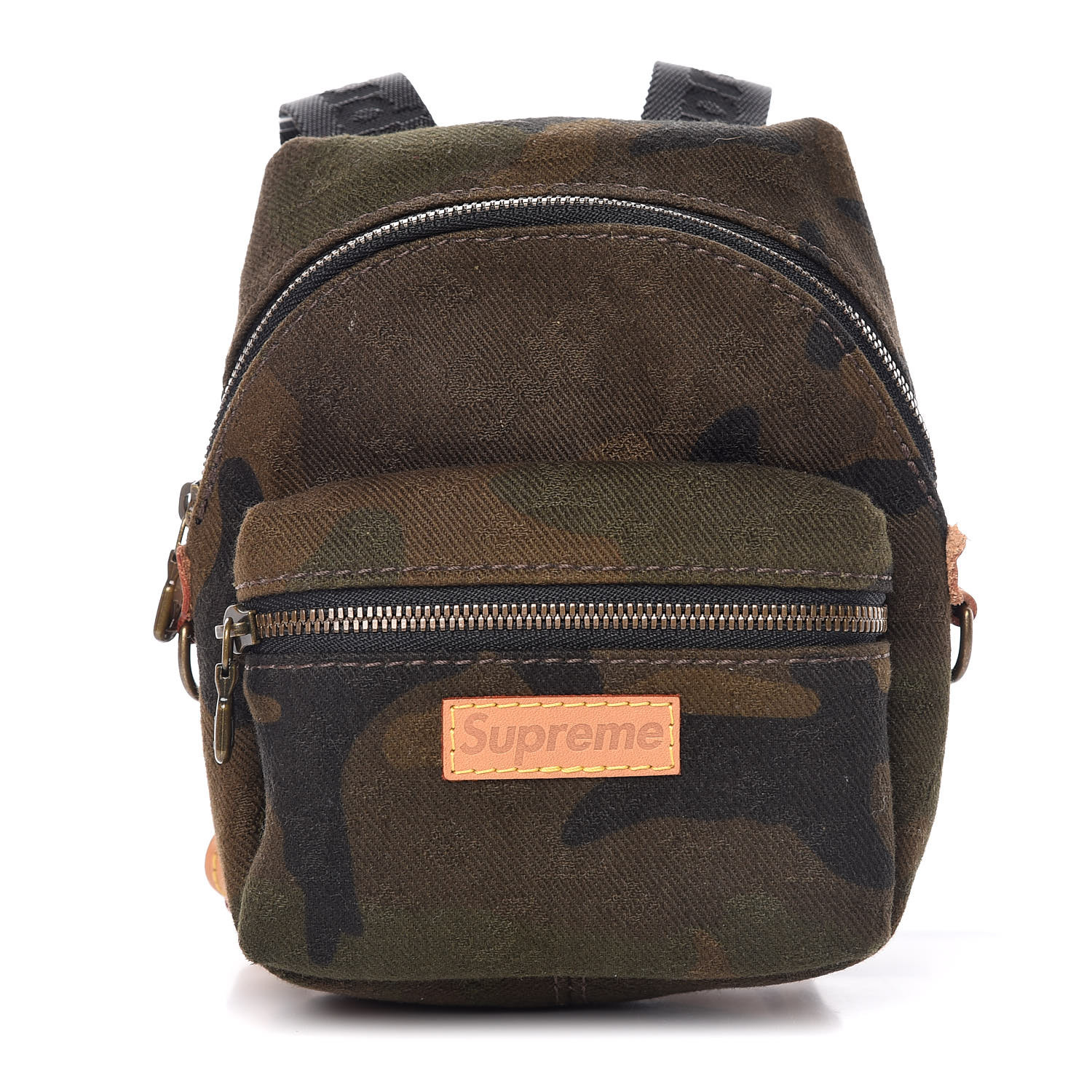 supreme lv camo backpack