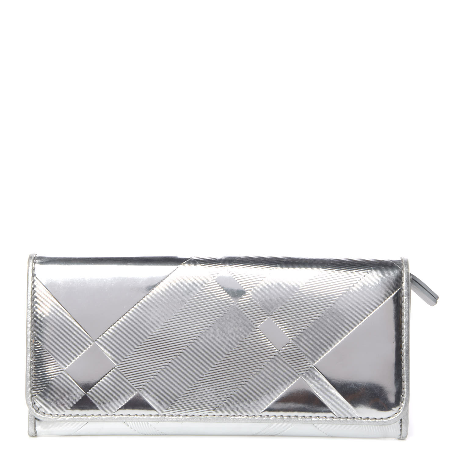 burberry wallet silver