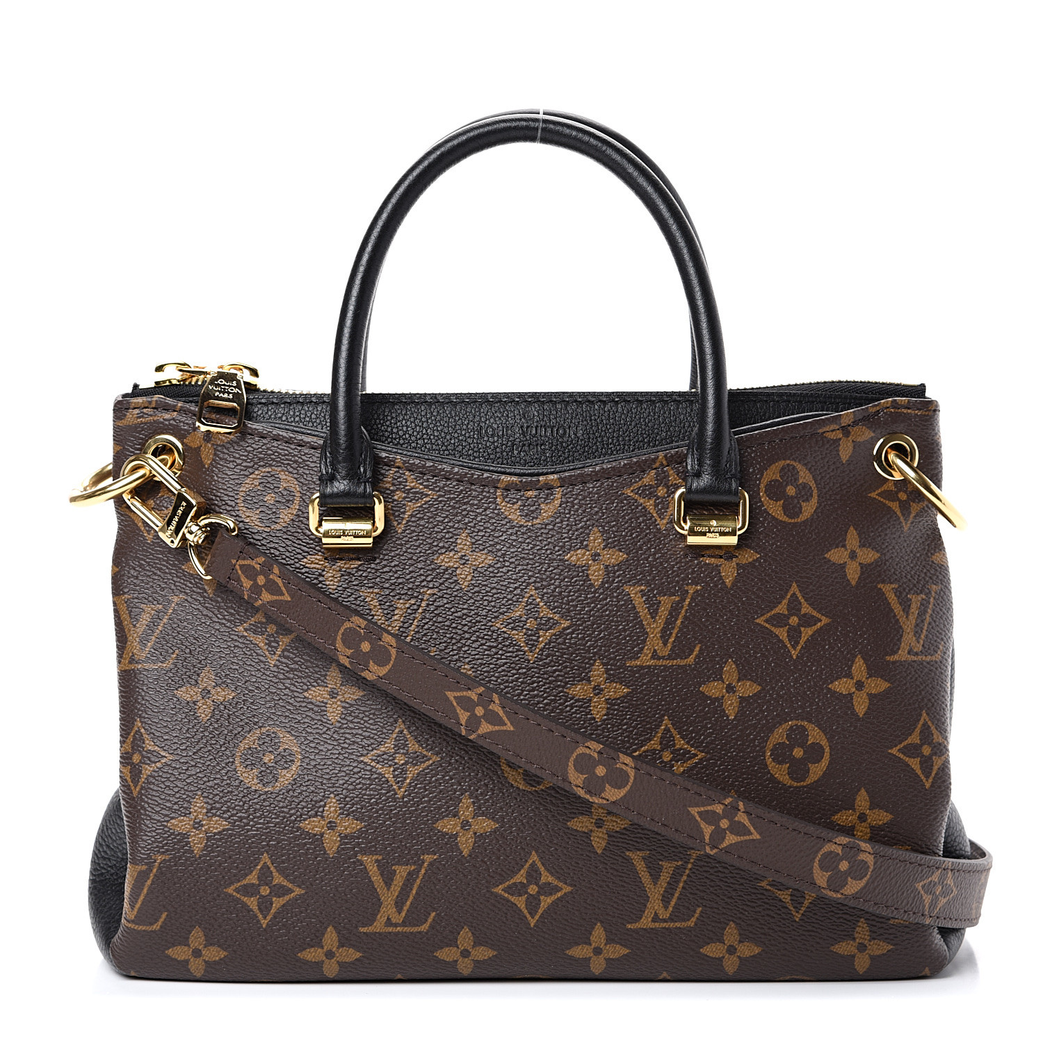 louis vuitton monogram pallas full bb black