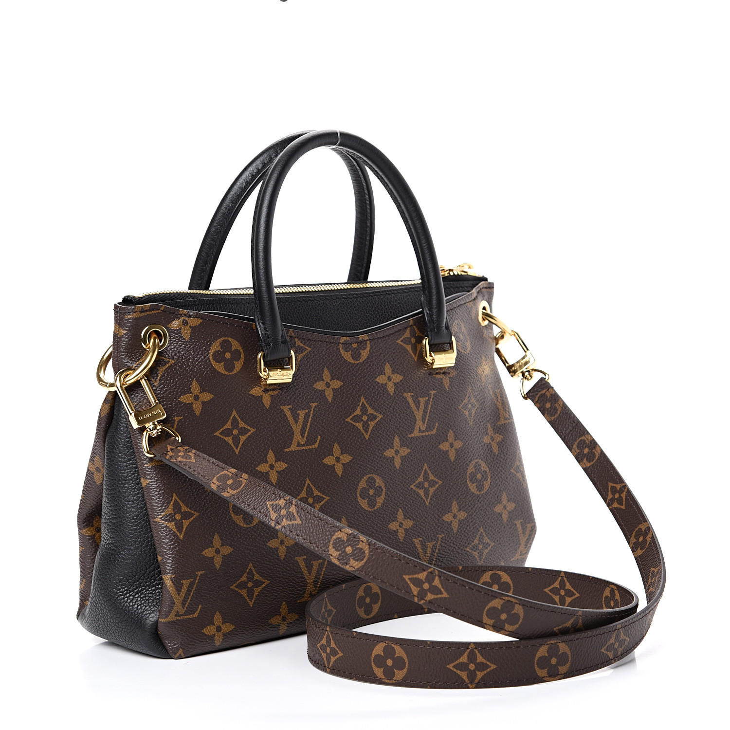 louis vuitton monogram pallas full bb black