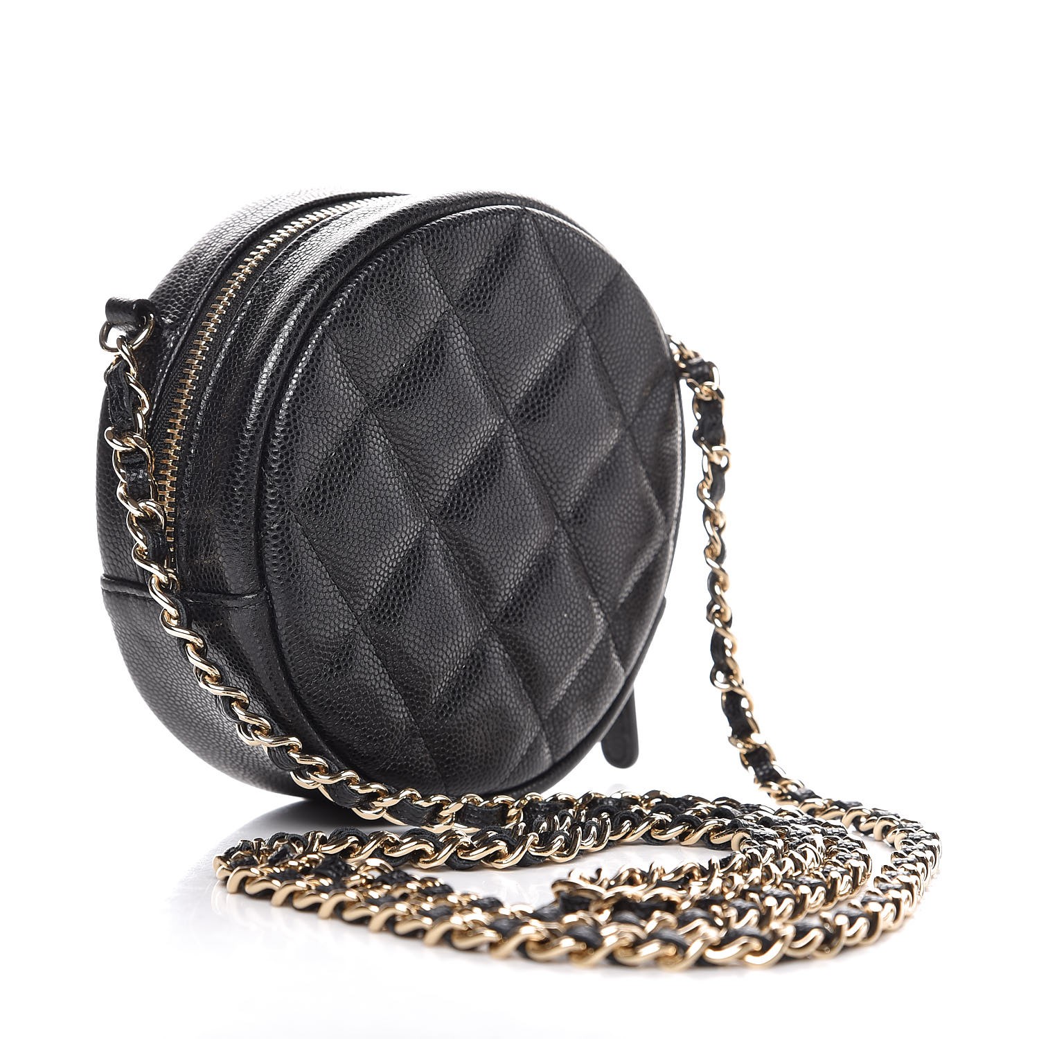 chanel clutch round