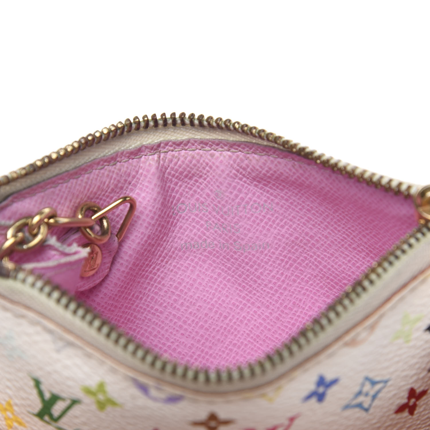 louis vuitton key pouch monogram multicolor