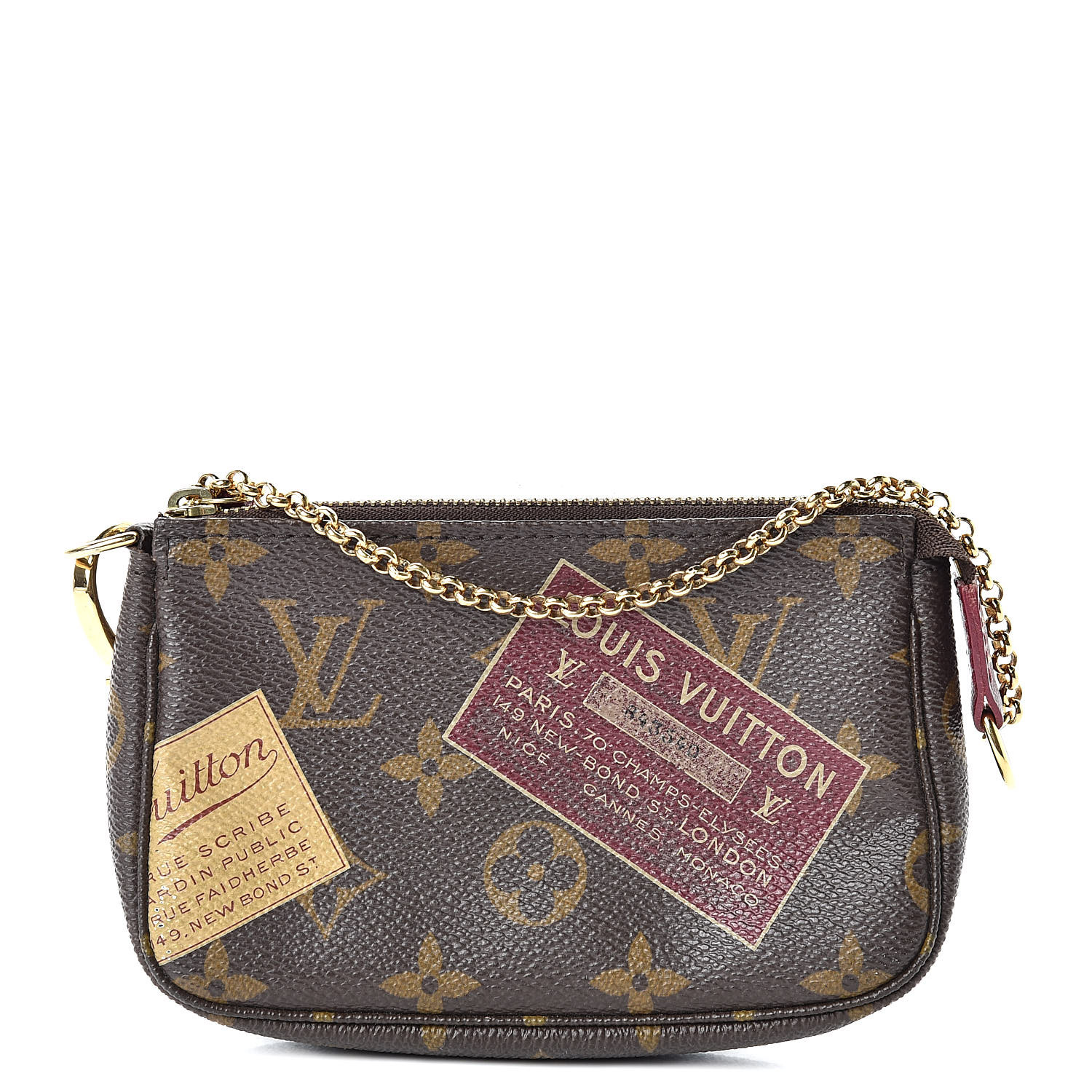 LOUIS VUITTON Monogram Trunks and Bags Mini Pochette 504829