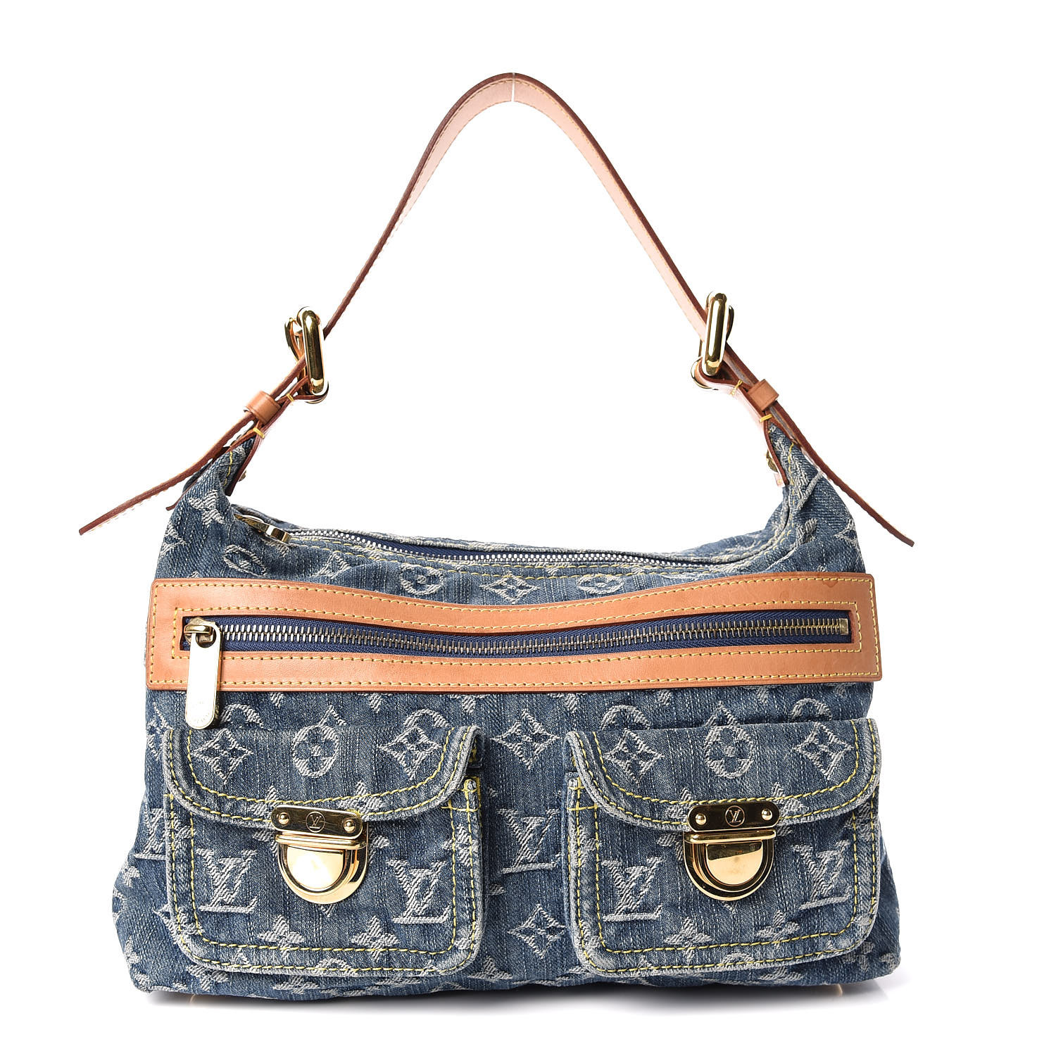 Louis Vuitton Monogram Denim Baggy Pm Blue 433441 Fashionphile