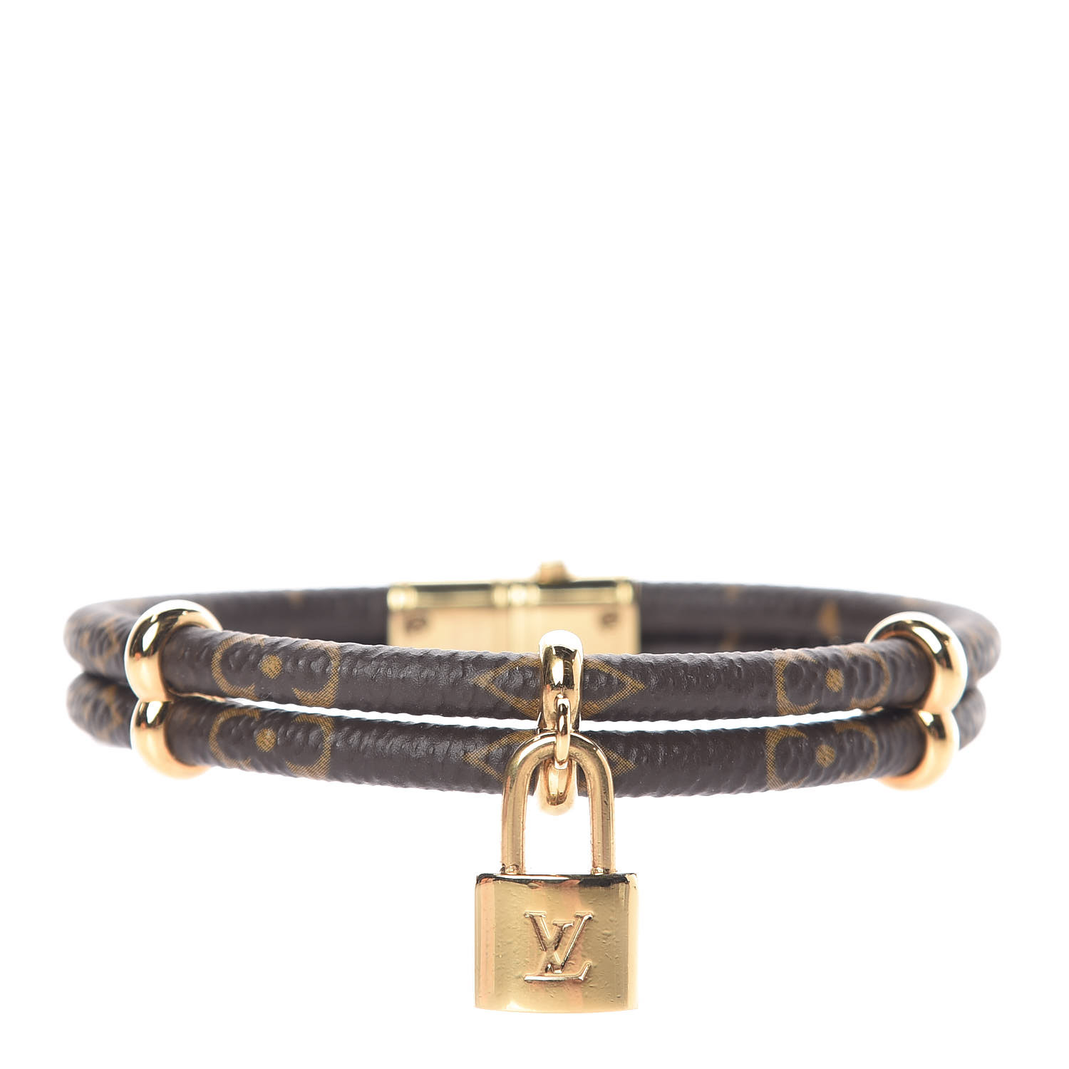 Louis Vuitton Monogram Canvas Keep It Twice Bracelet (SHF-bGCJfZ) – LuxeDH