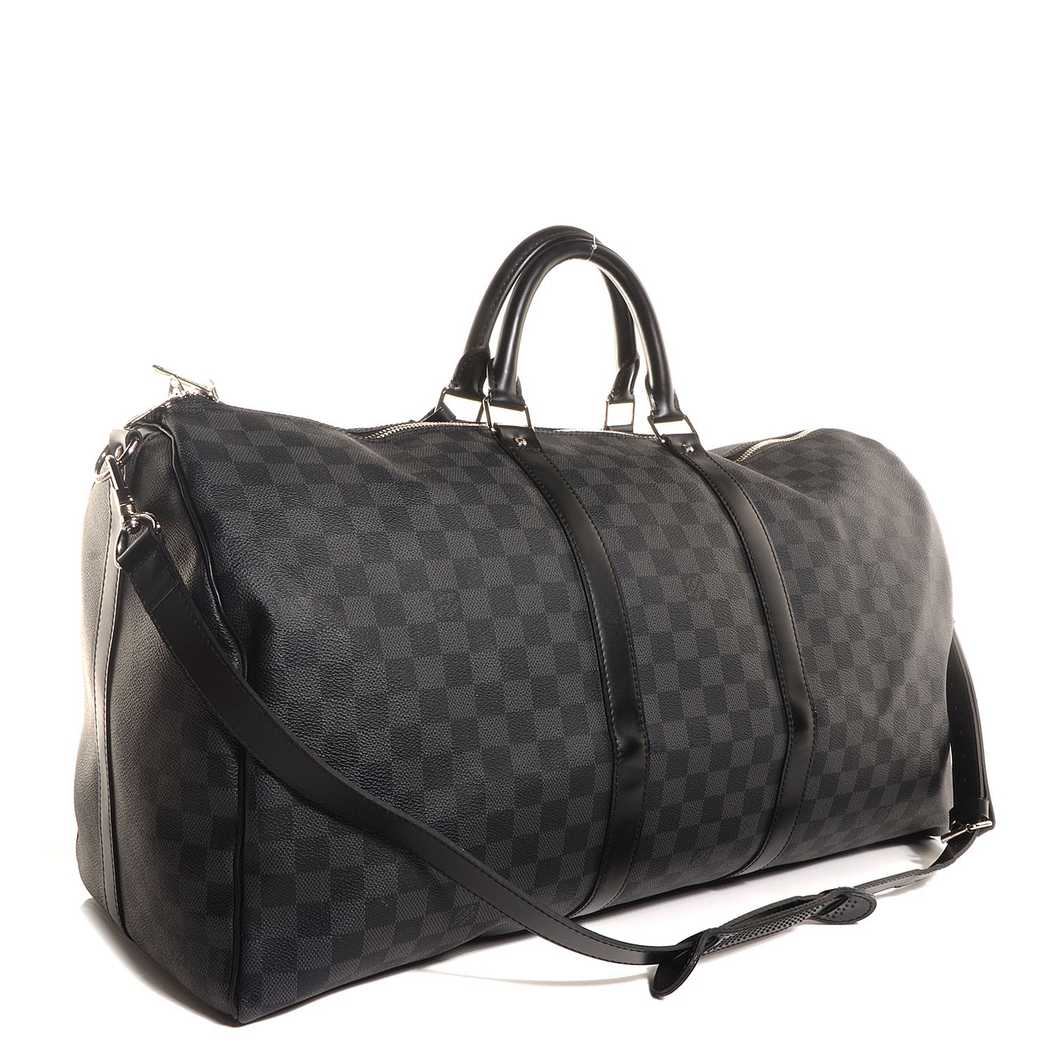 louis vuitton keepall bandouliere 55 damier graphite