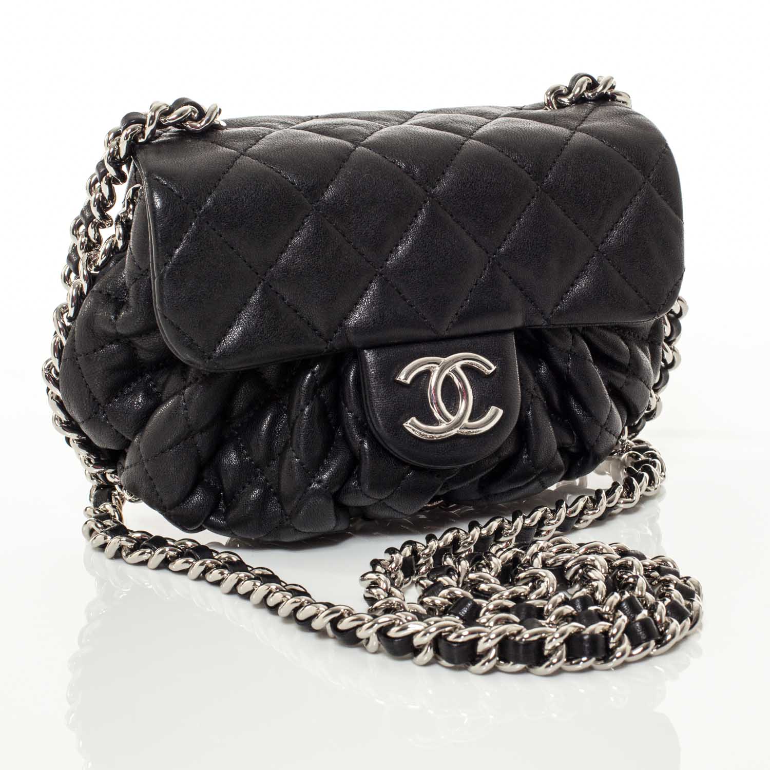 chanel mini chain around bag