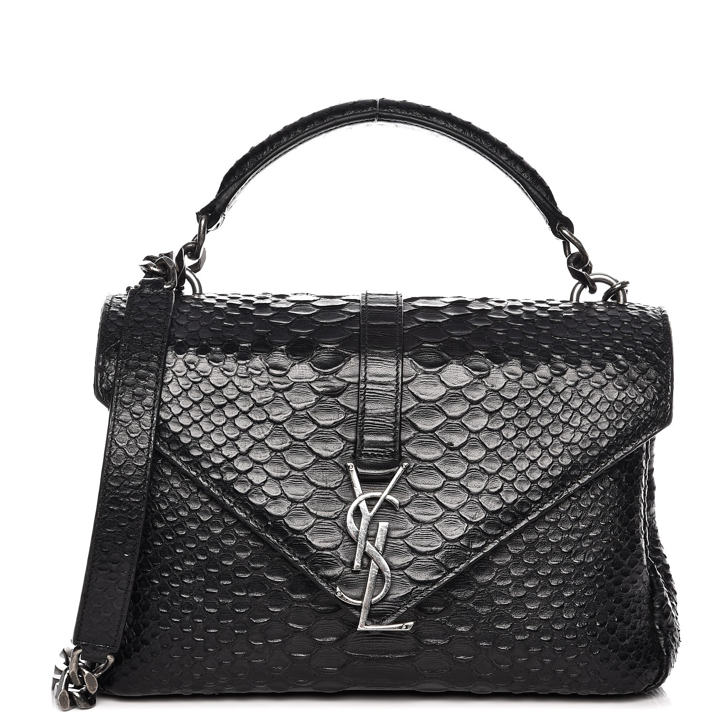 saint laurent python bag