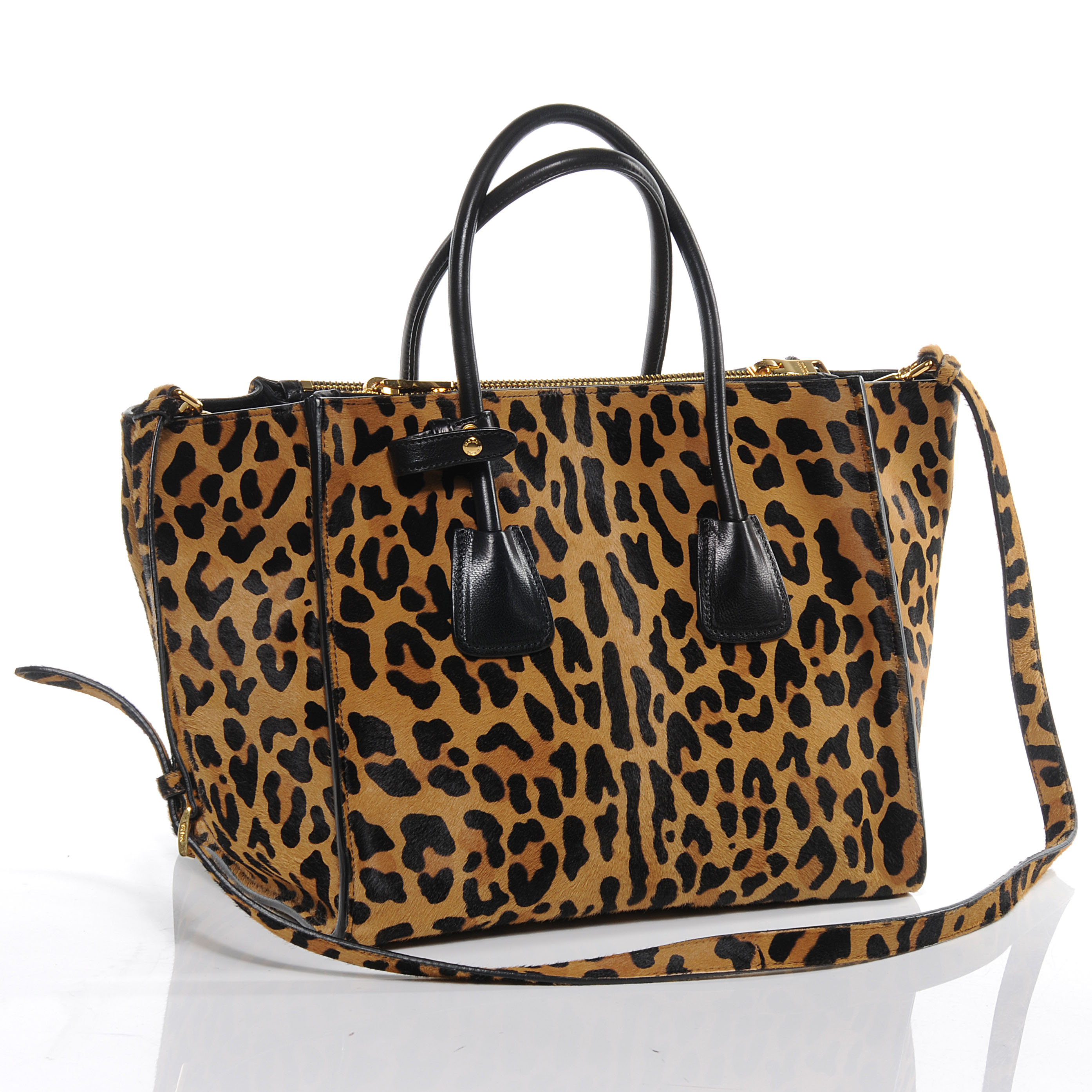 large leopard tote