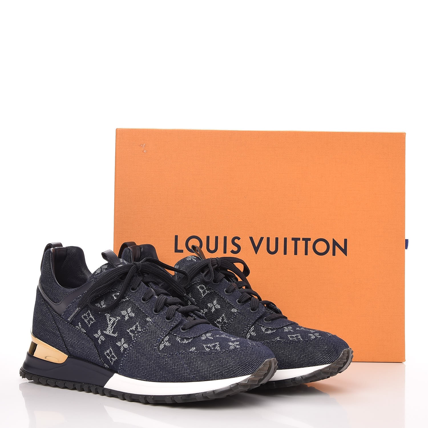 Louis Vuitton Trainer Monogram Denim Orange Men's - 1A9ZD6