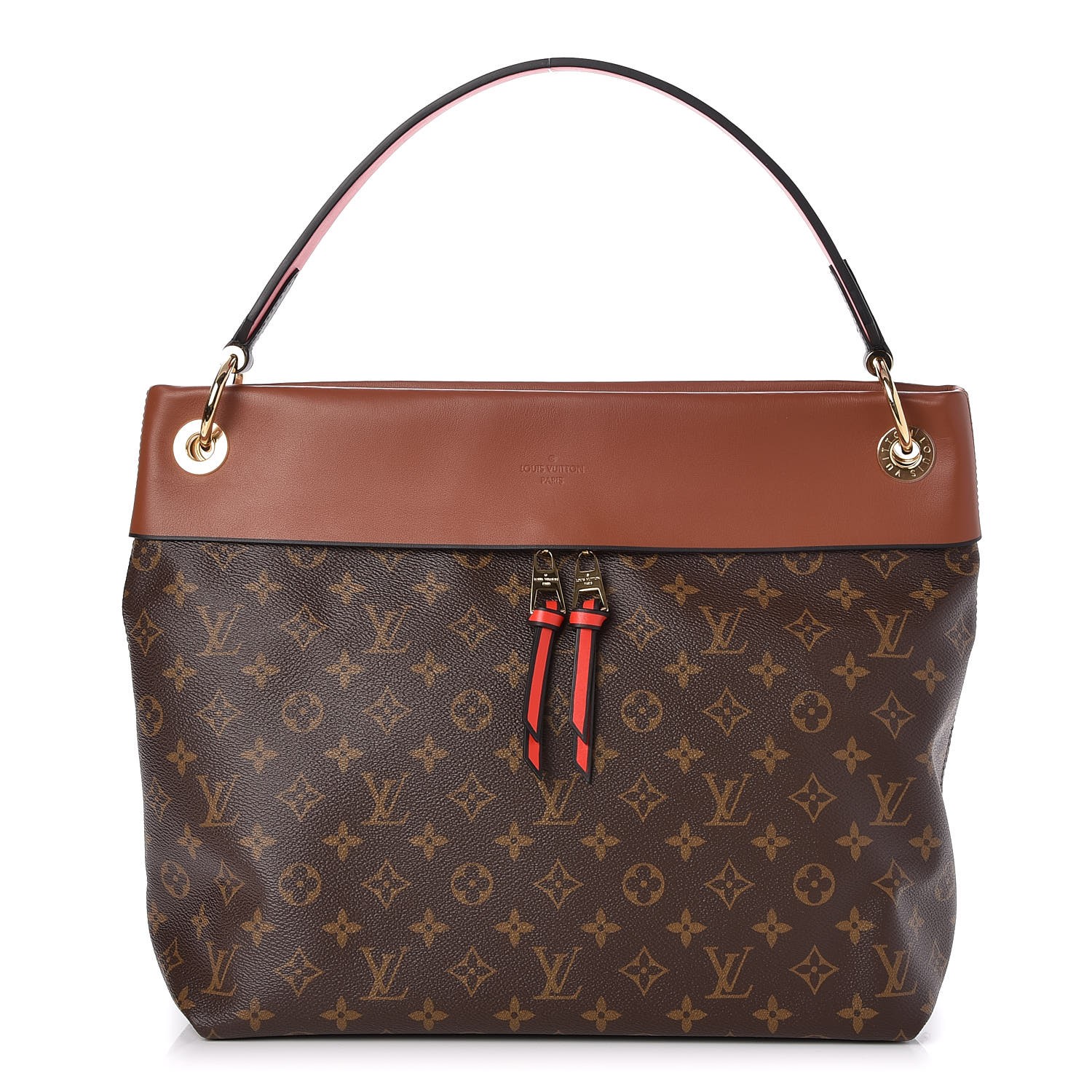 LOUIS VUITTON Monogram Tuileries Hobo Caramel 250003