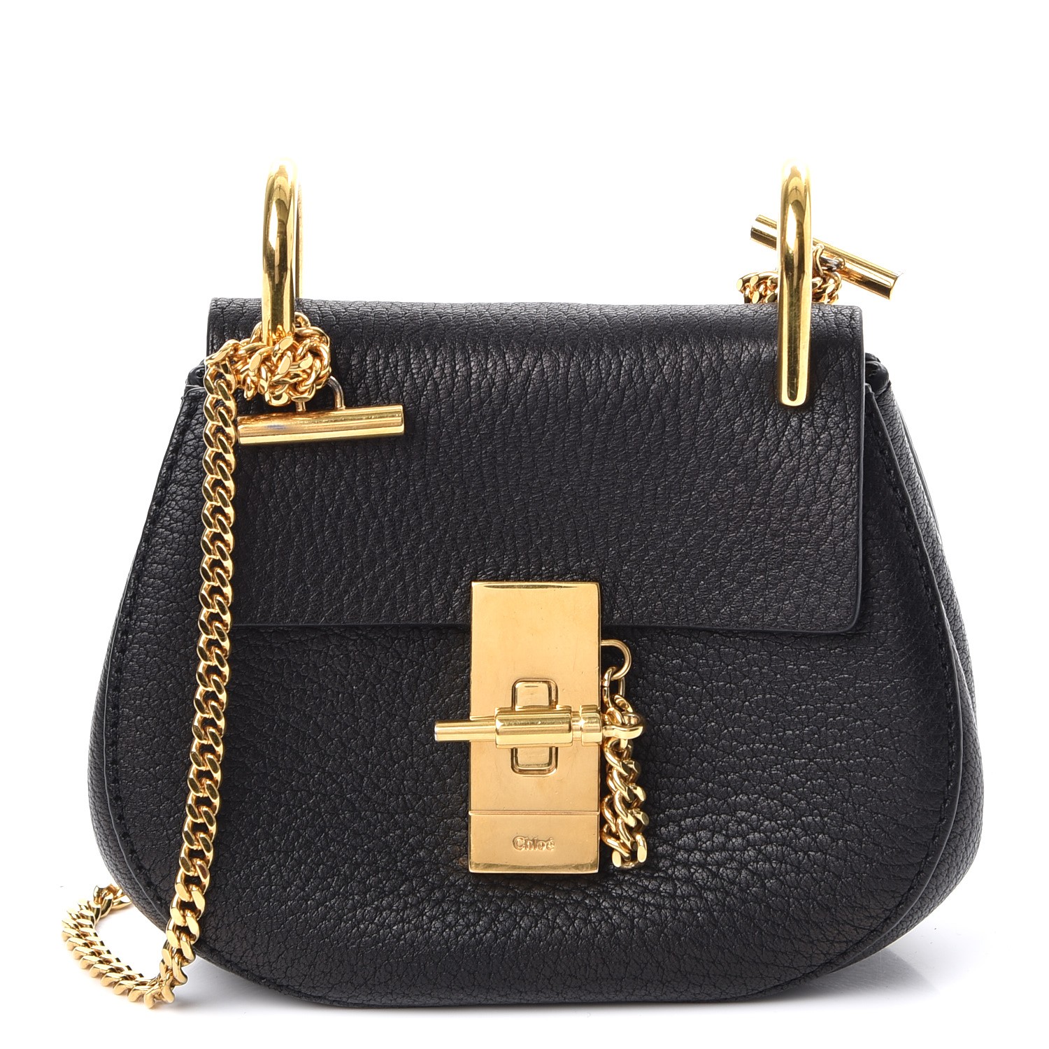 chloe bag gold chain