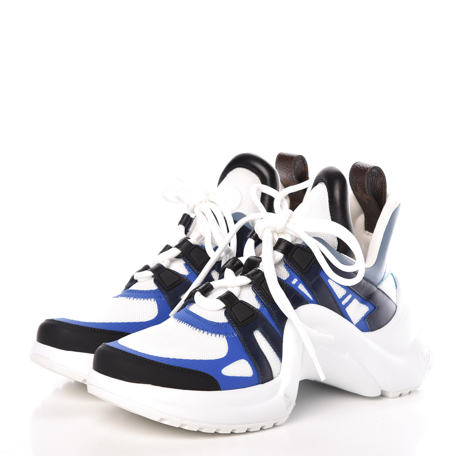 Louis Vuitton Calfskin Patent Monogram LV Archlight Sneaker Size 37