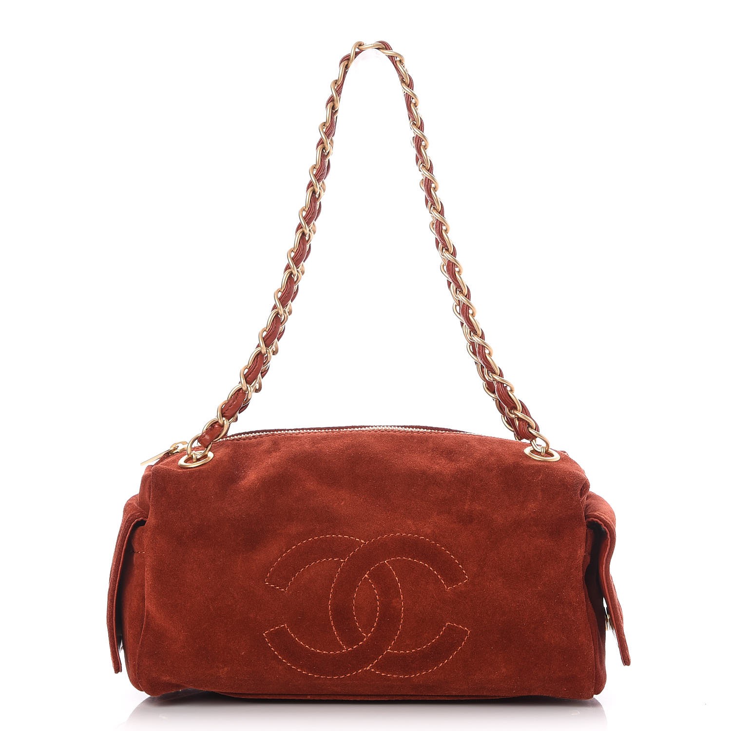 burnt orange chanel bag