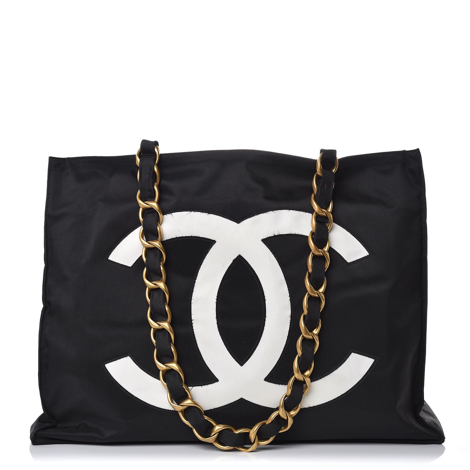 chanel tote with chain