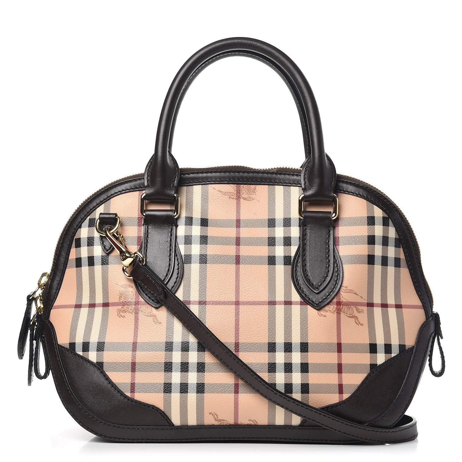 burberry haymarket bowling bag