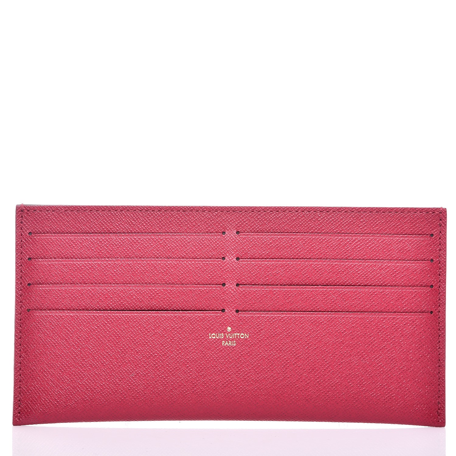 monogram pochette felicie chain wallet fuchsia