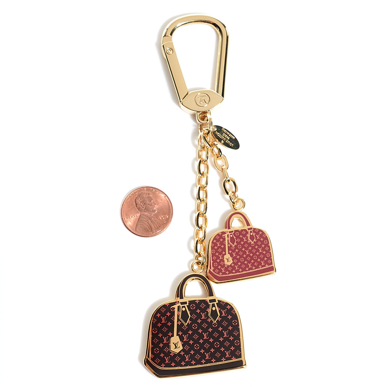 LOUIS VUITTON Monogram Iconic Alma Bag Charm 101245