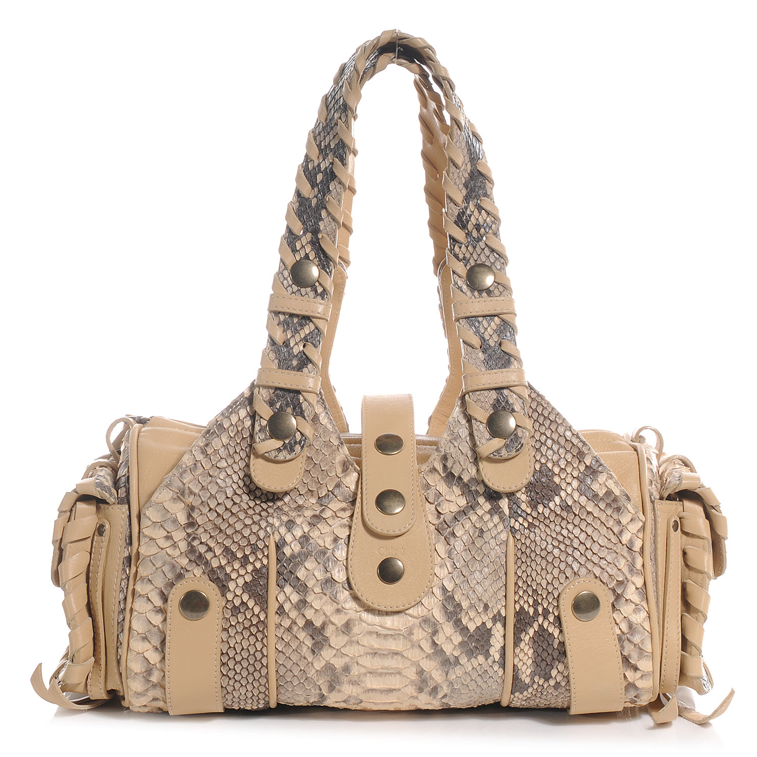 chloe python silverado bag