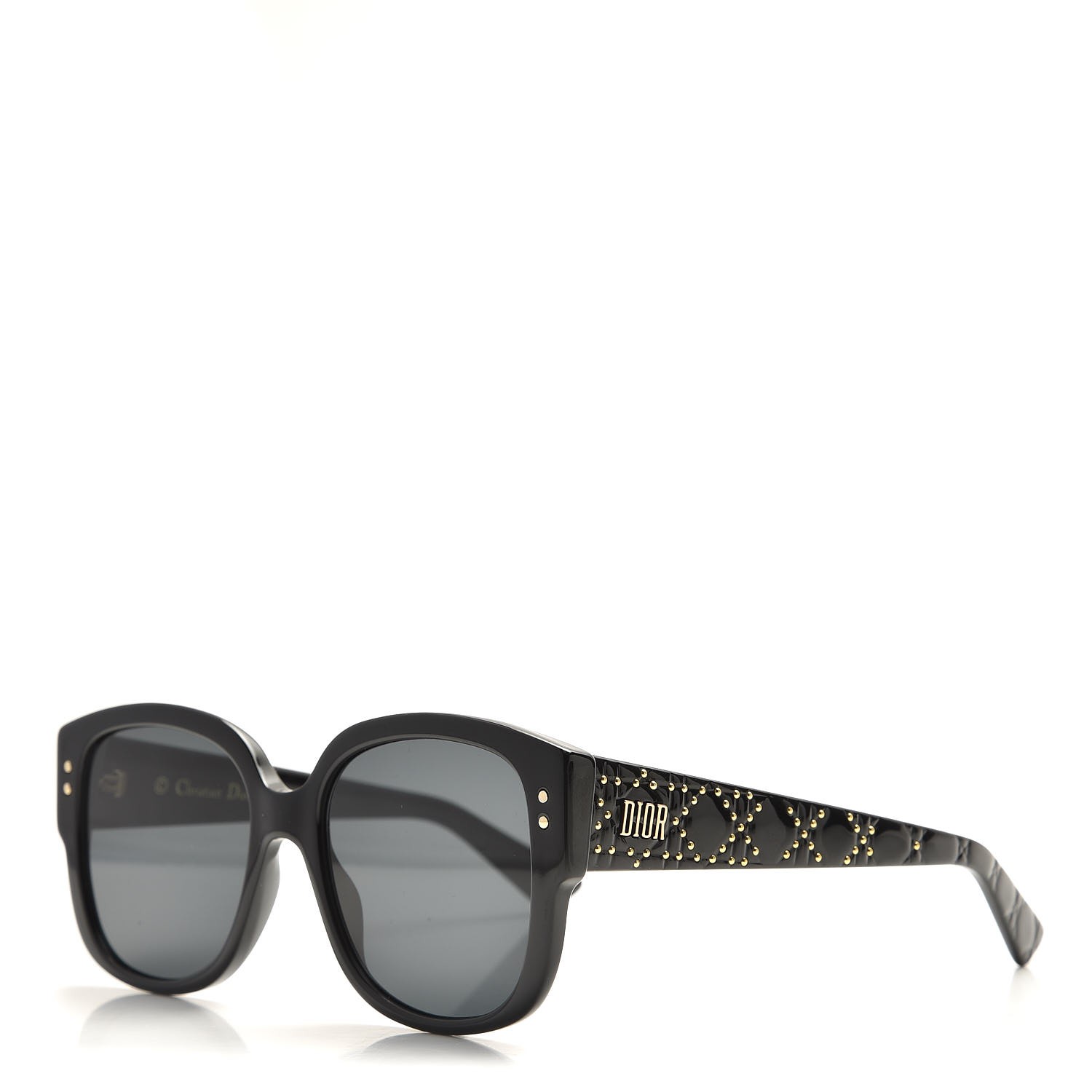 CHRISTIAN DIOR Lady Dior Studs Sunglasses Black 284465