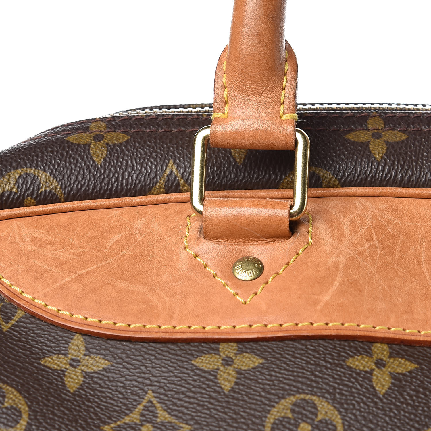 LOUIS VUITTON MONOGRAMMED 'EVASION' BOSTON M41443 CANVAS LEATHER TRAVEL BAG