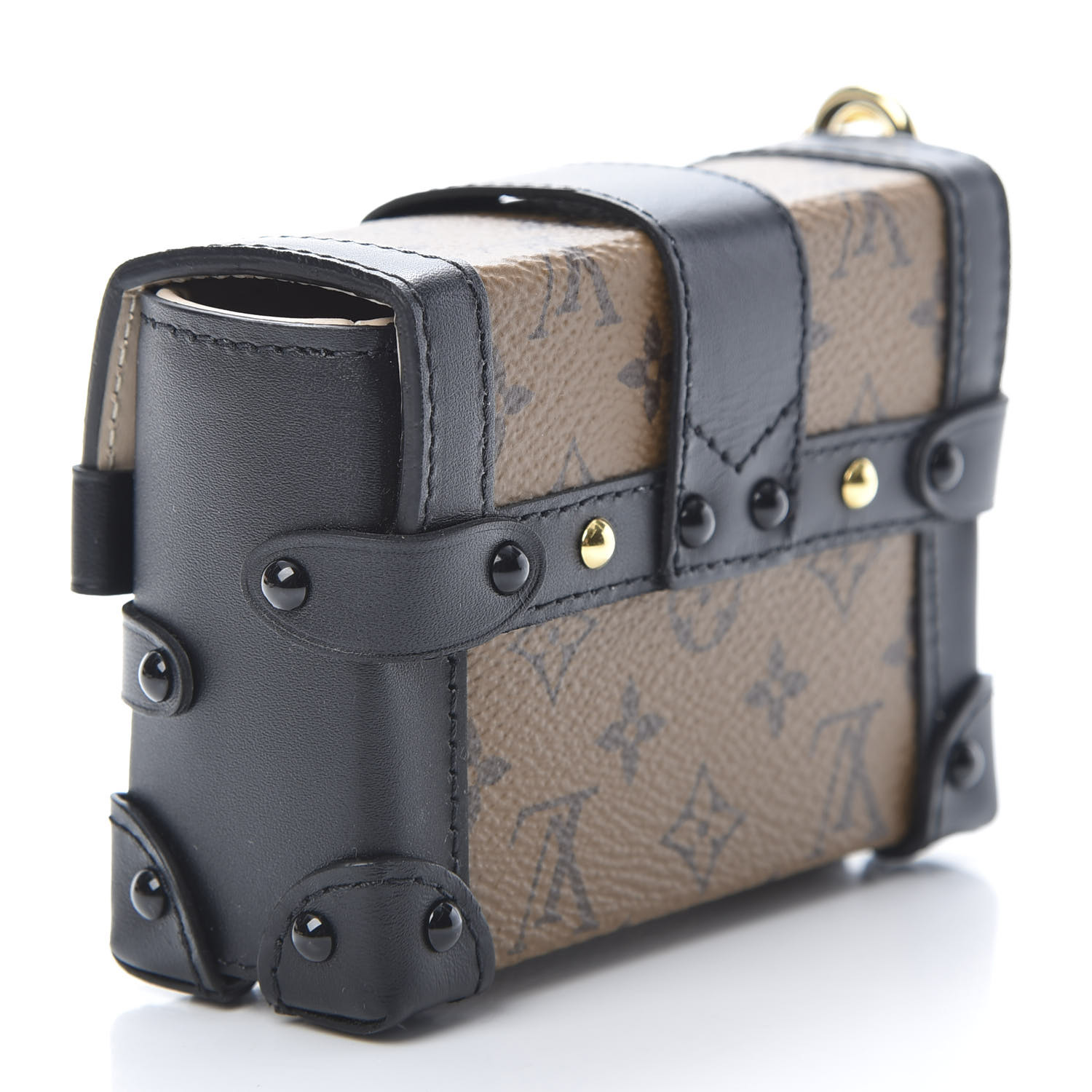 Essential trunk cloth clutch bag Louis Vuitton Brown in Cloth