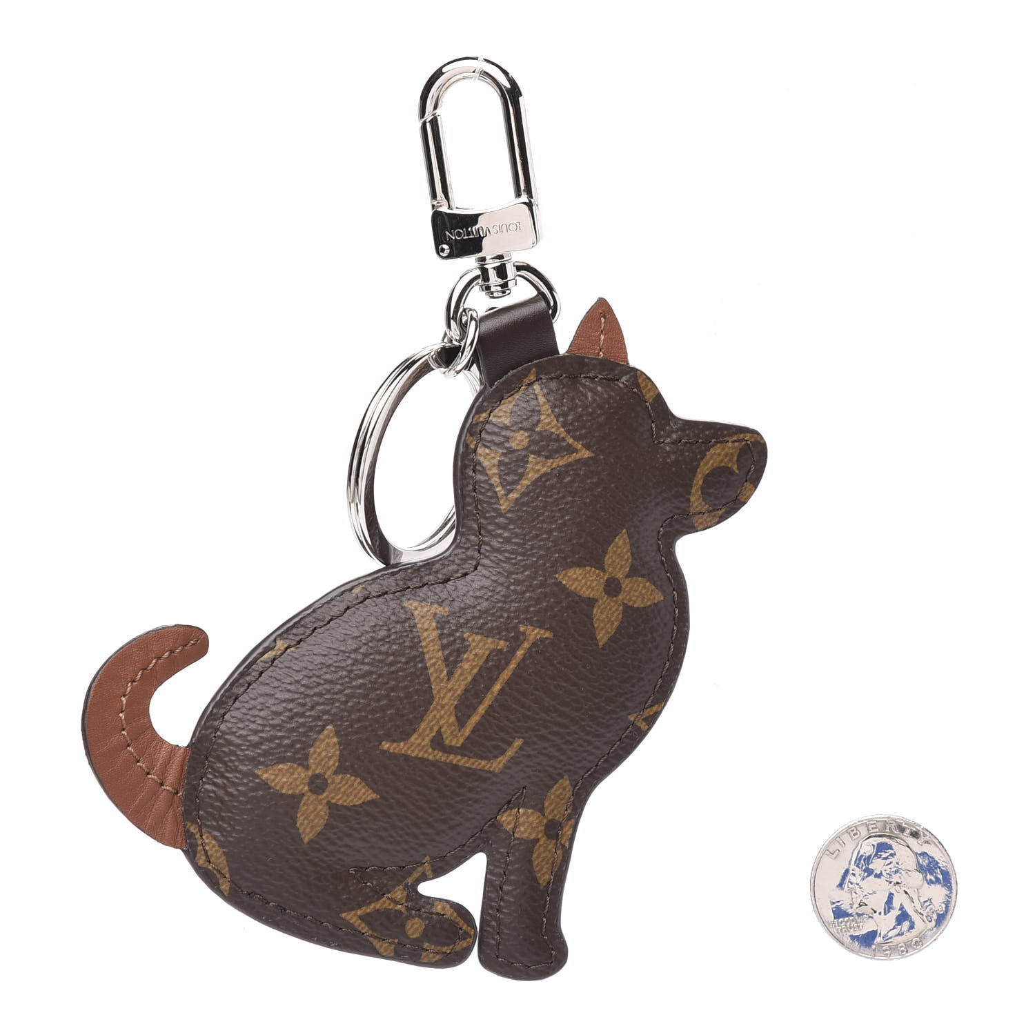 Louis Vuitton LV Shiba Key Holder and Bag Charm