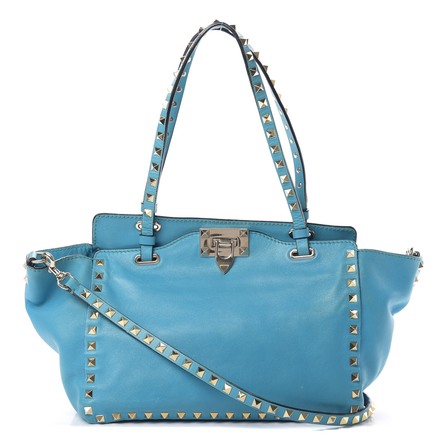 valentino garavani rockstud vitello tote bag