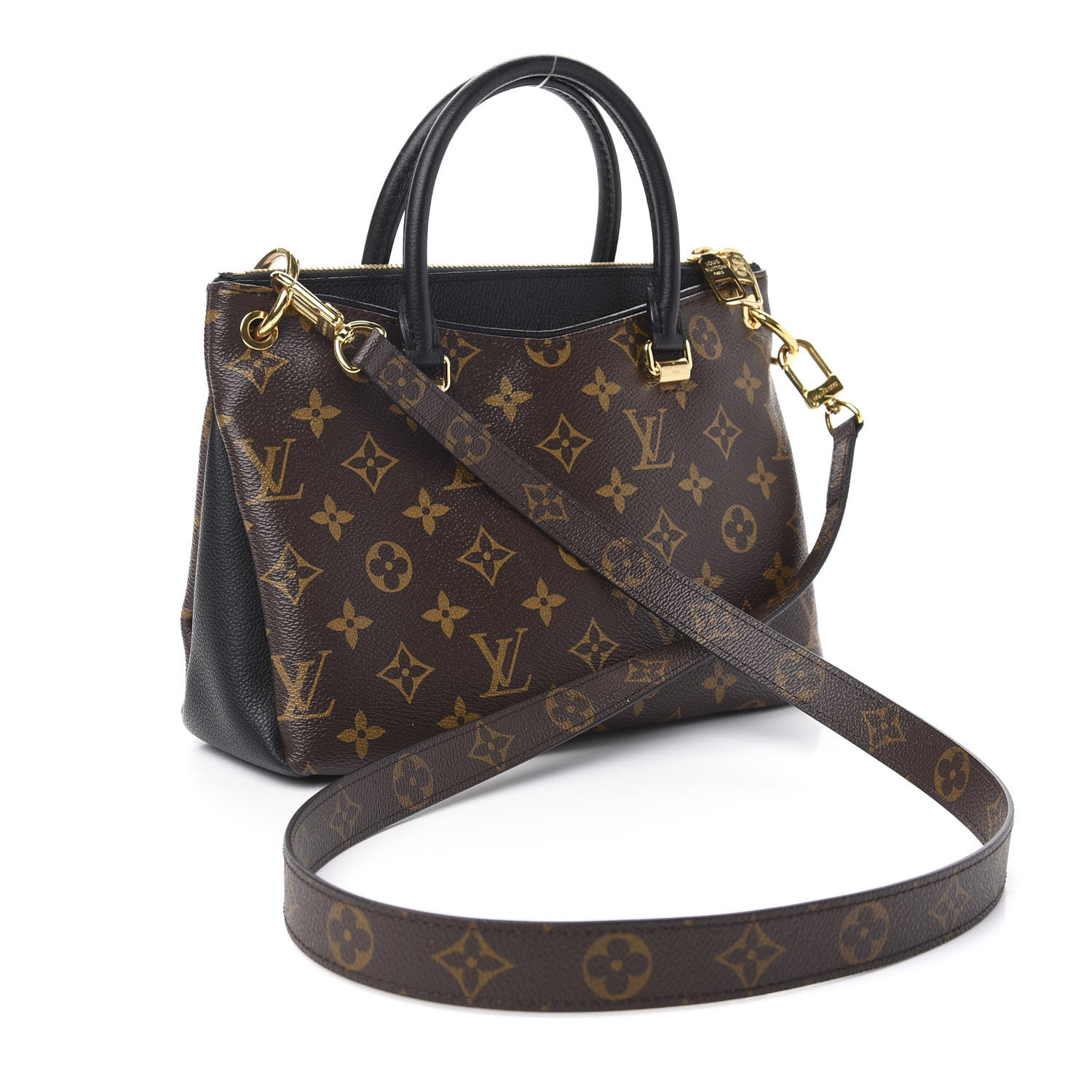 louis vuitton monogram pallas full bb black