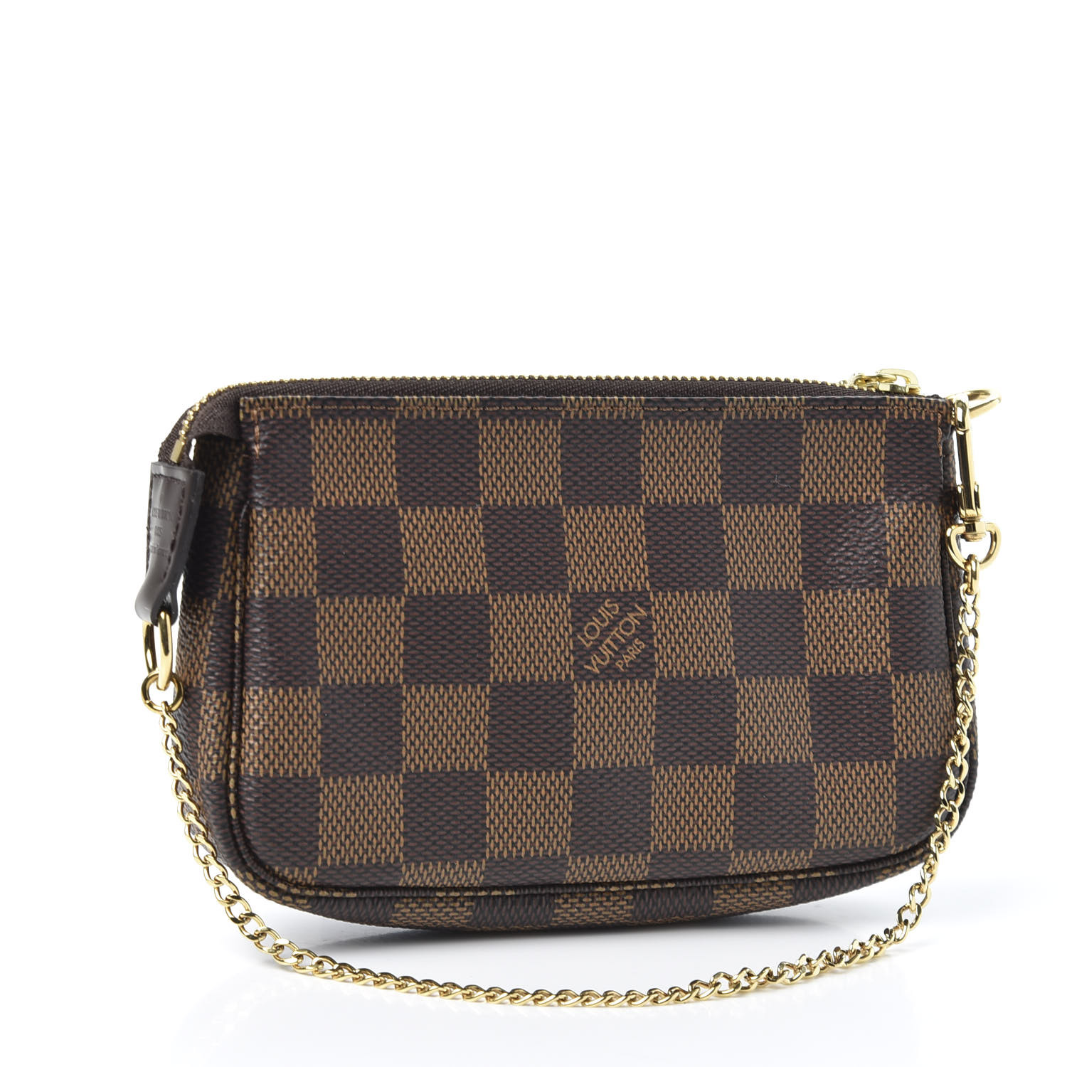 louis vuitton pochette accessoires damier ebene mini brown