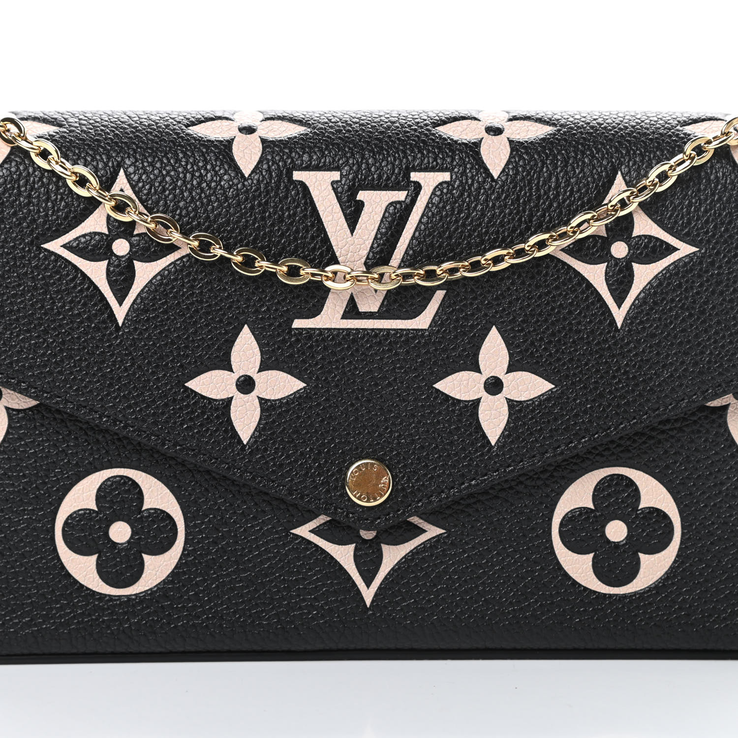 louis vuitton félicie pochette black monogram empreinte