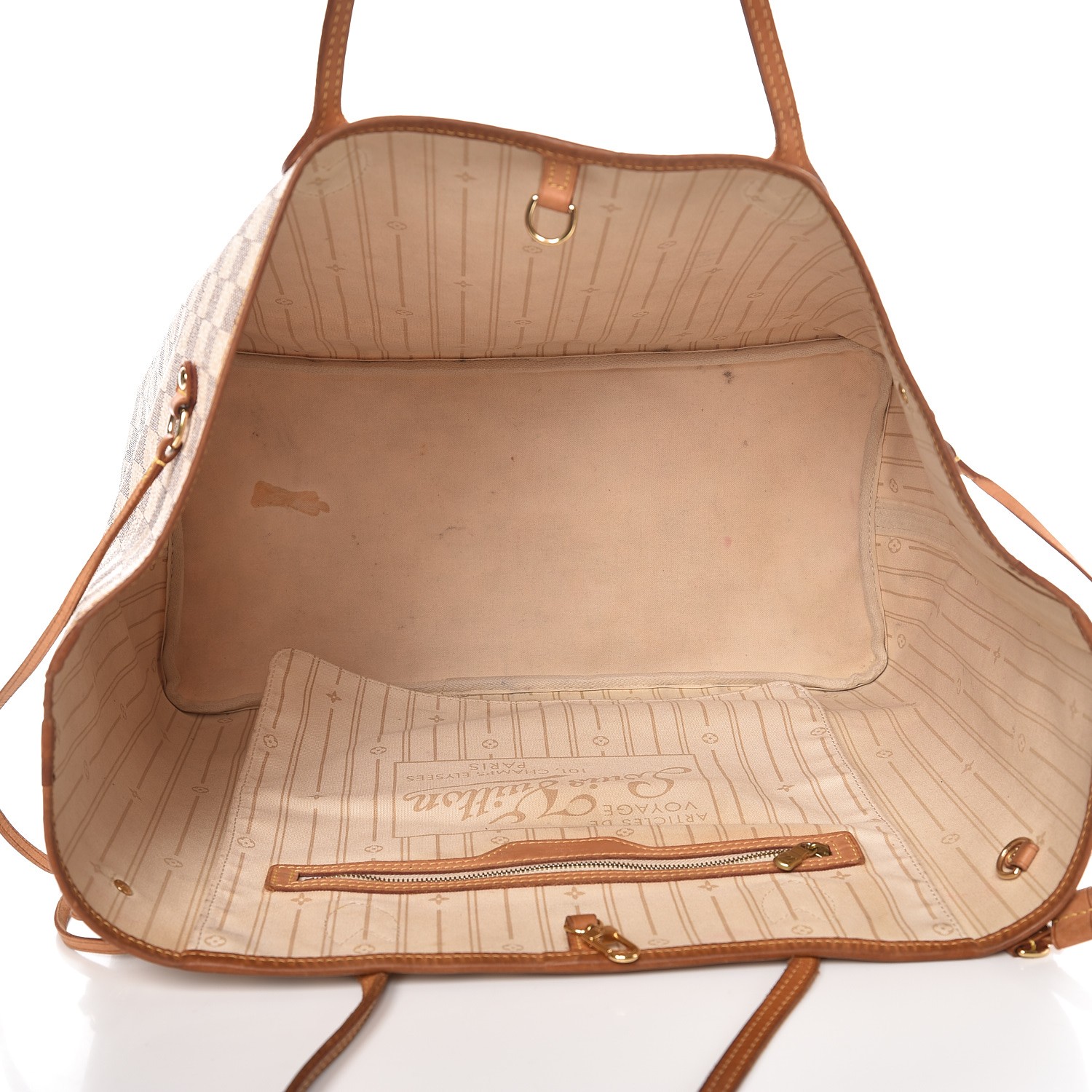 Louis Vuitton Damier Azur Neverfull MM Bag LVJP659 - Bags of CharmBags of  Charm