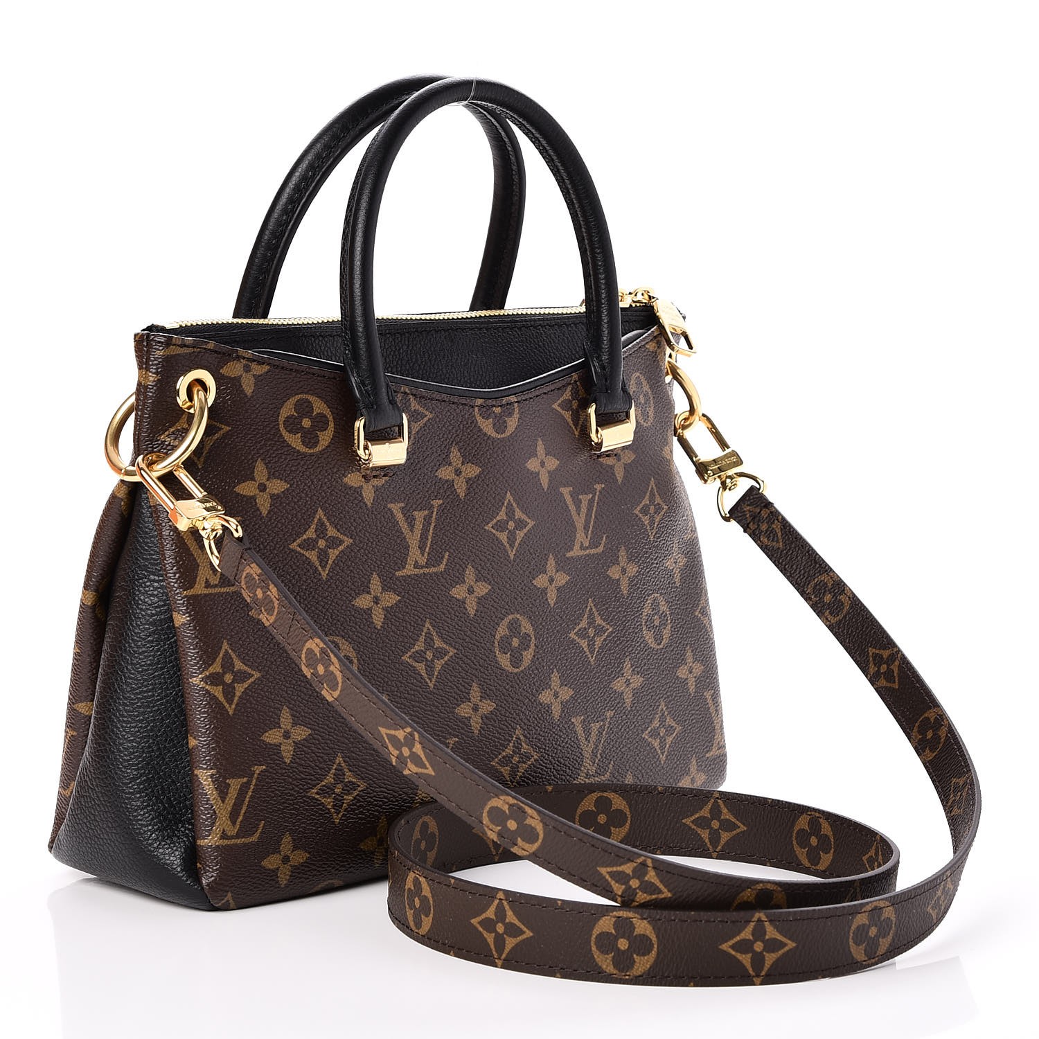 louis vuitton monogram pallas full bb black