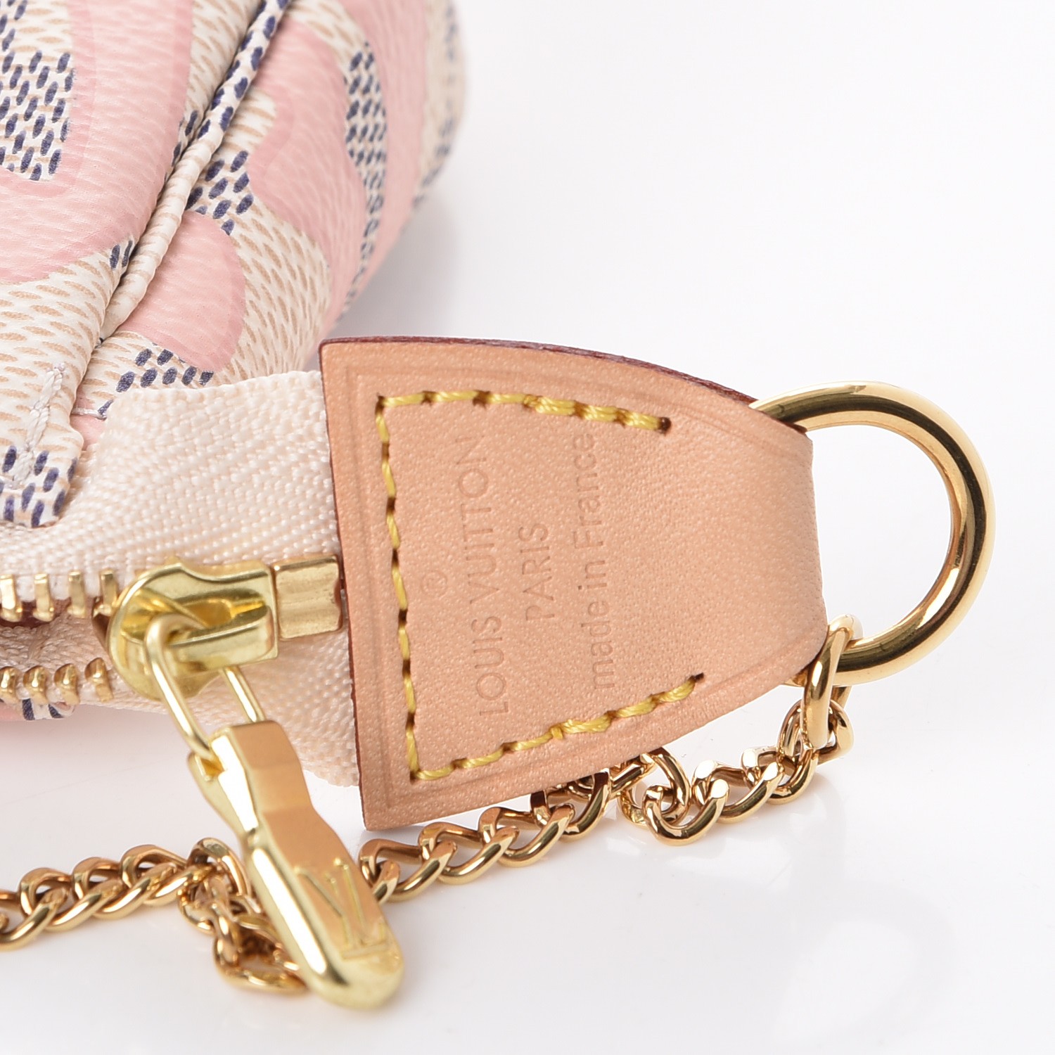 Louis Vuitton Mini Pochette Accessories Damier Azur Tahitienne Wristlet  Auction