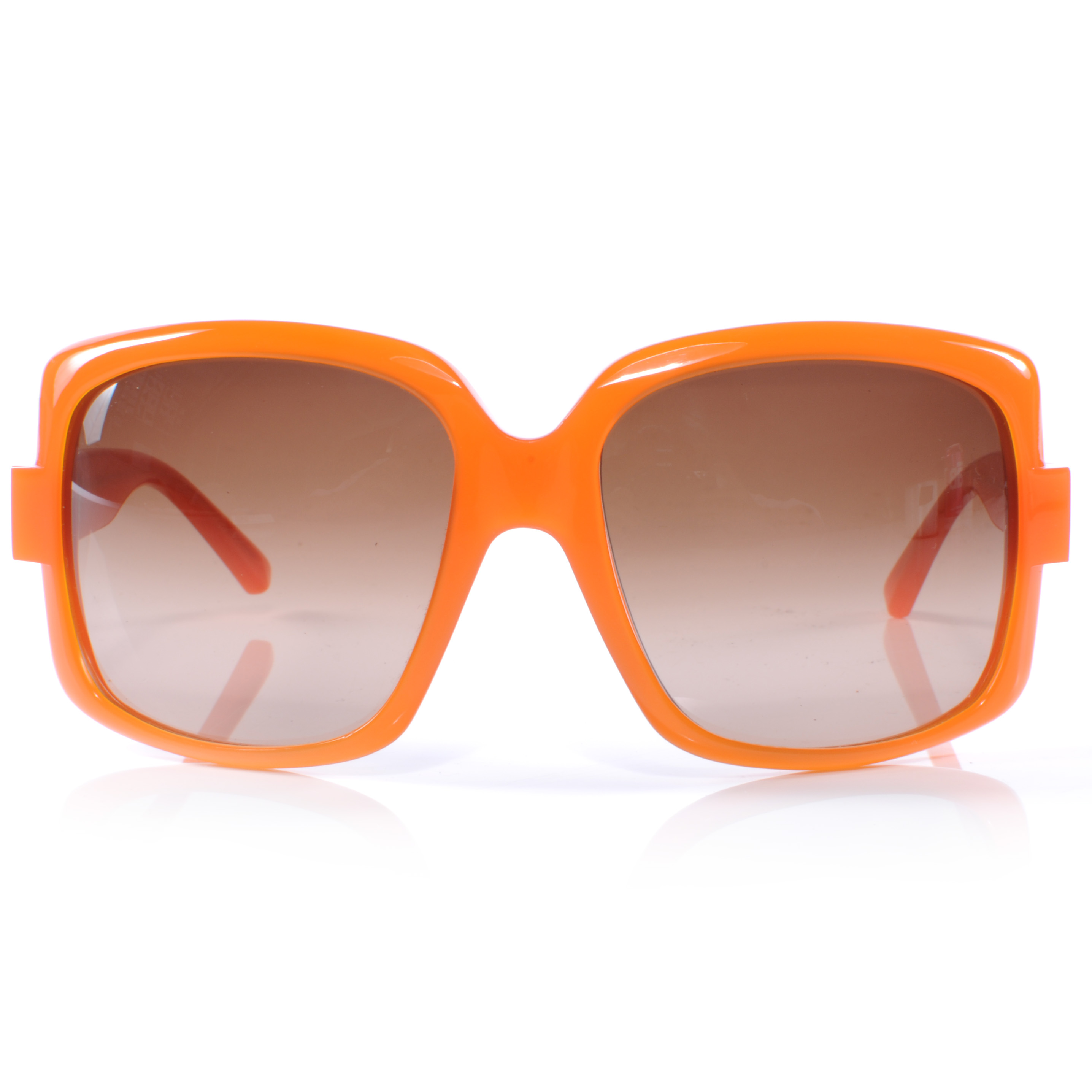 CHRISTIAN DIOR 60's Sunglasses Orange 39830