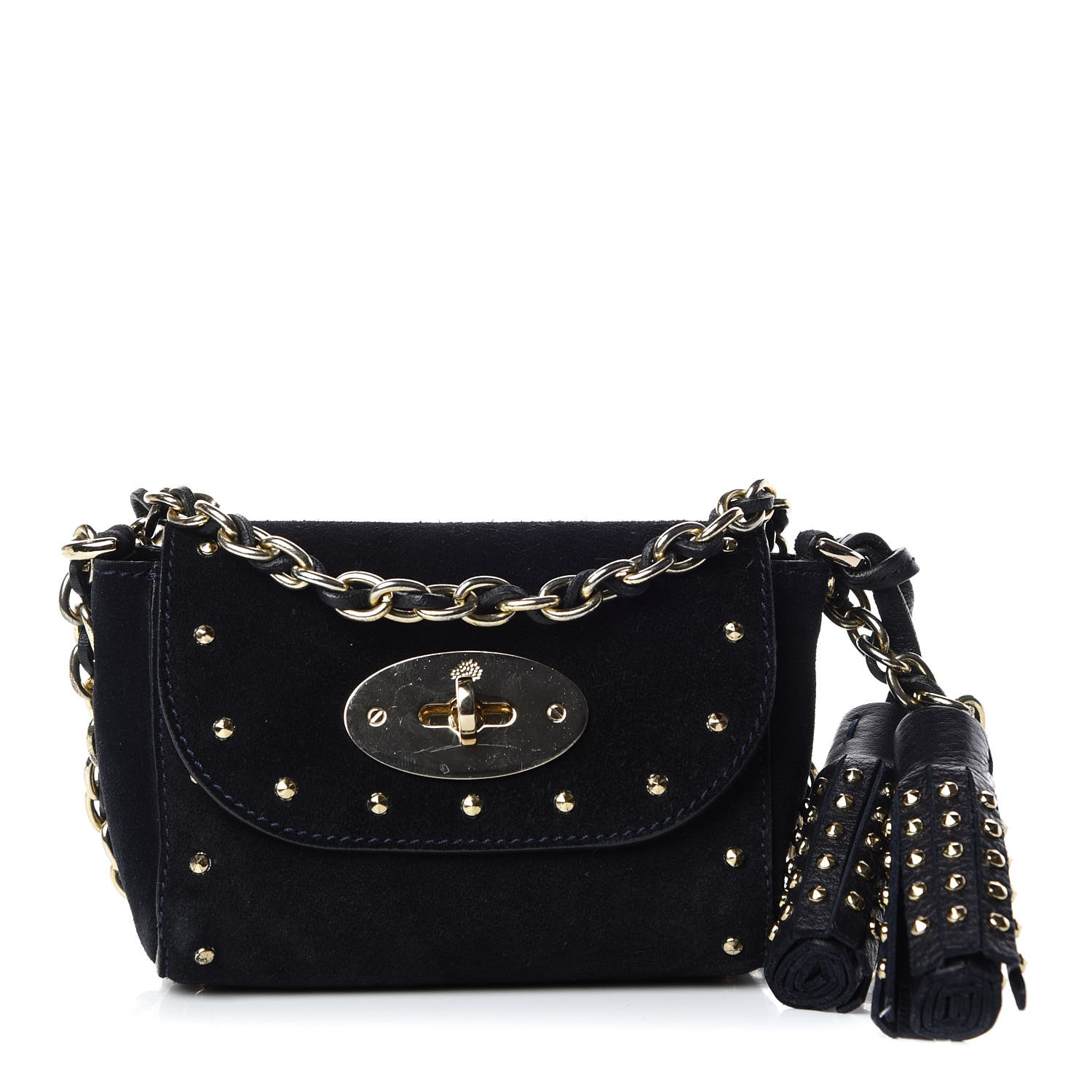 mulberry navy lily bag